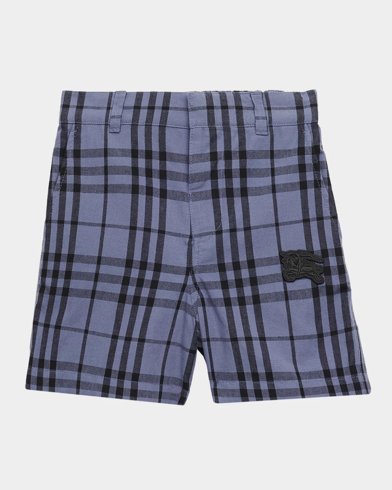 Burberry Boy's Oscar Check Cotton Shorts, Size 6M-3 | Neiman Marcus
