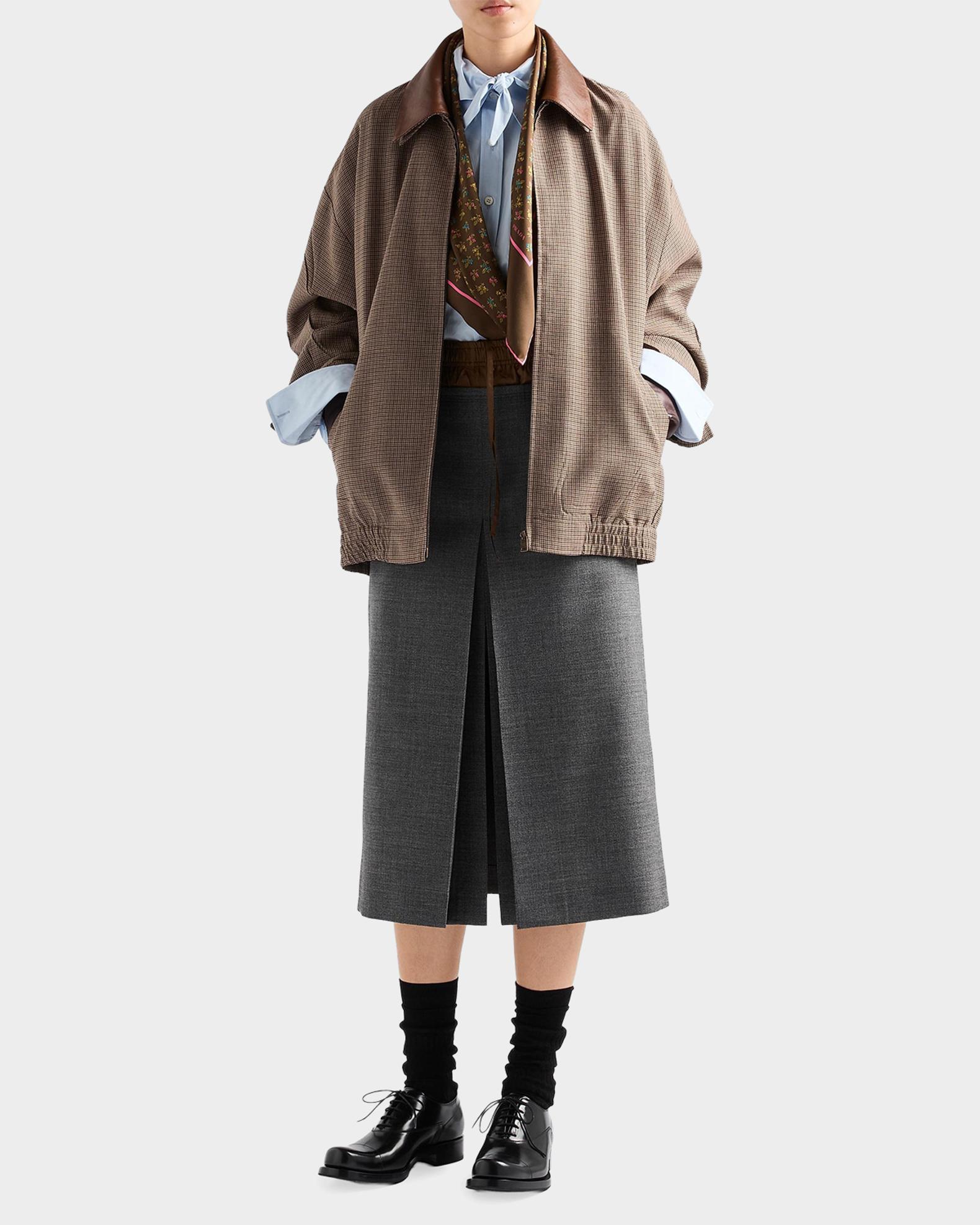Prada Wool Midi Skirt | Neiman Marcus