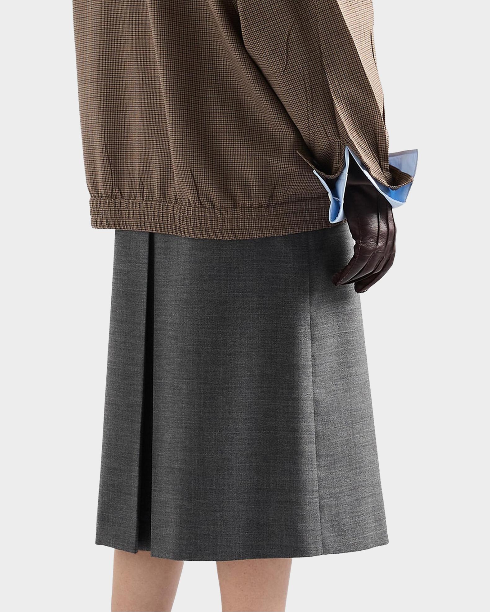 Prada Wool Midi Skirt | Neiman Marcus