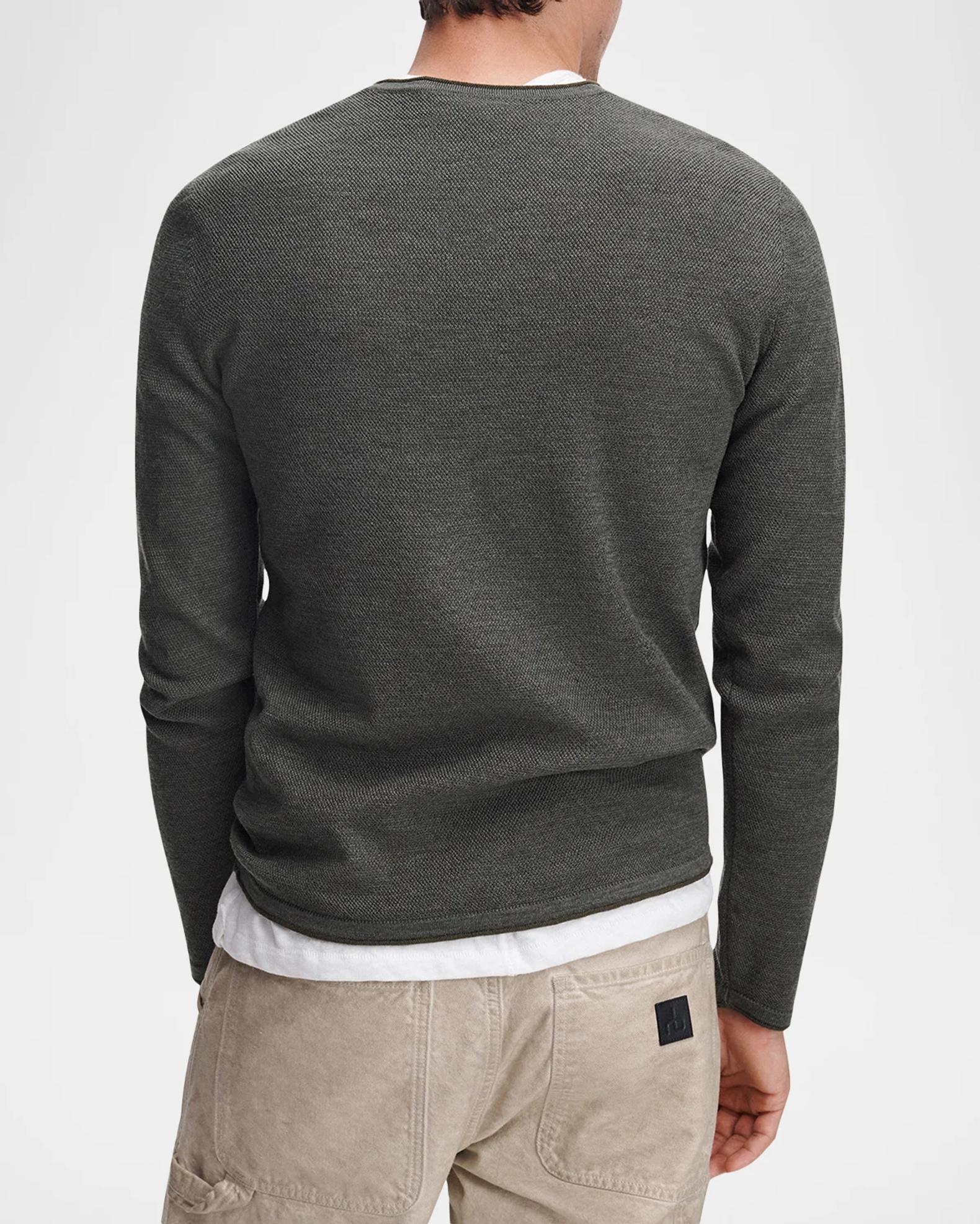 rag & bone Brooks Merino Wool Crewneck Sweater | Neiman Marcus