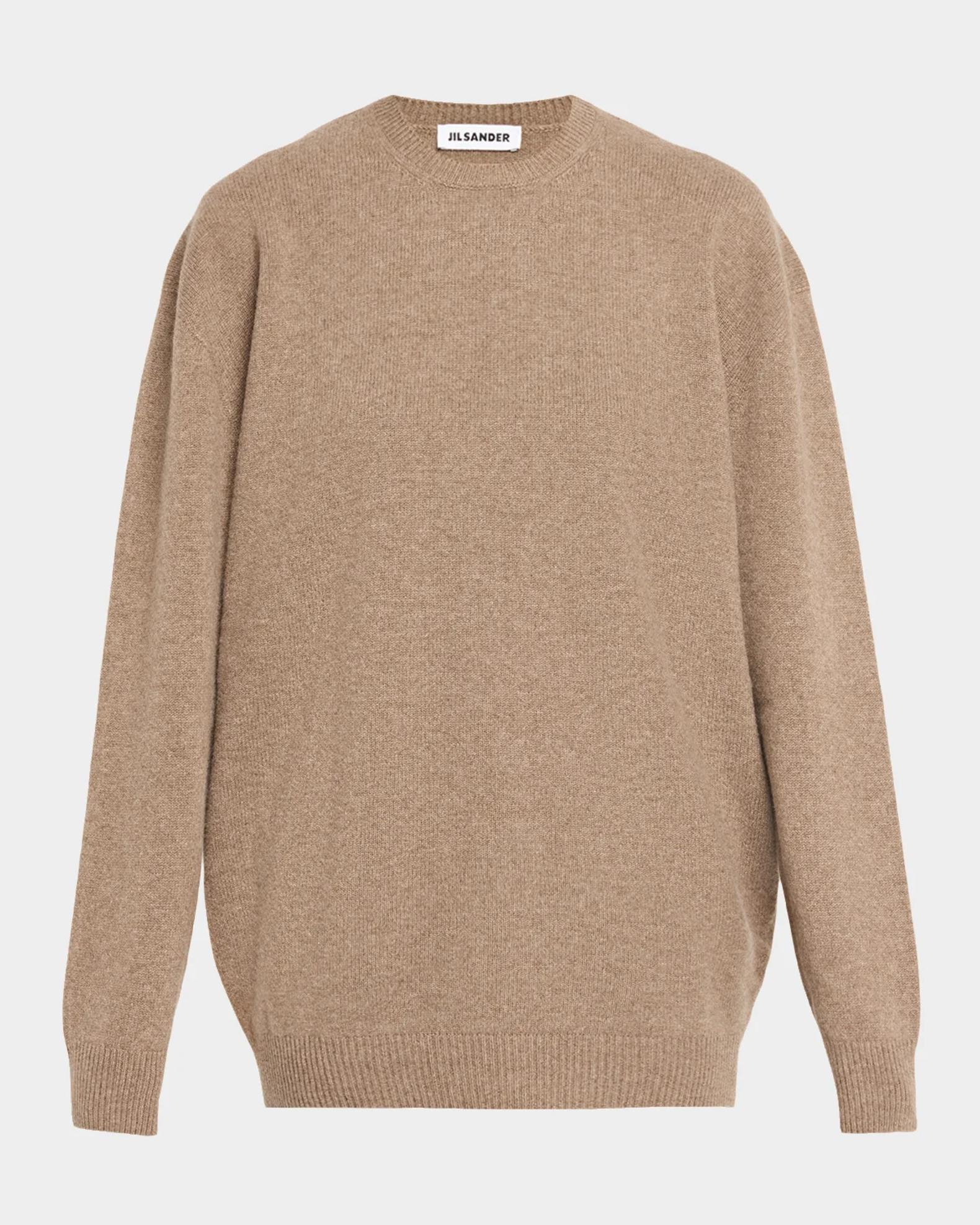 Jil Sander Men's Oversized Wool & Cashmere Crewneck Sweater | Neiman Marcus