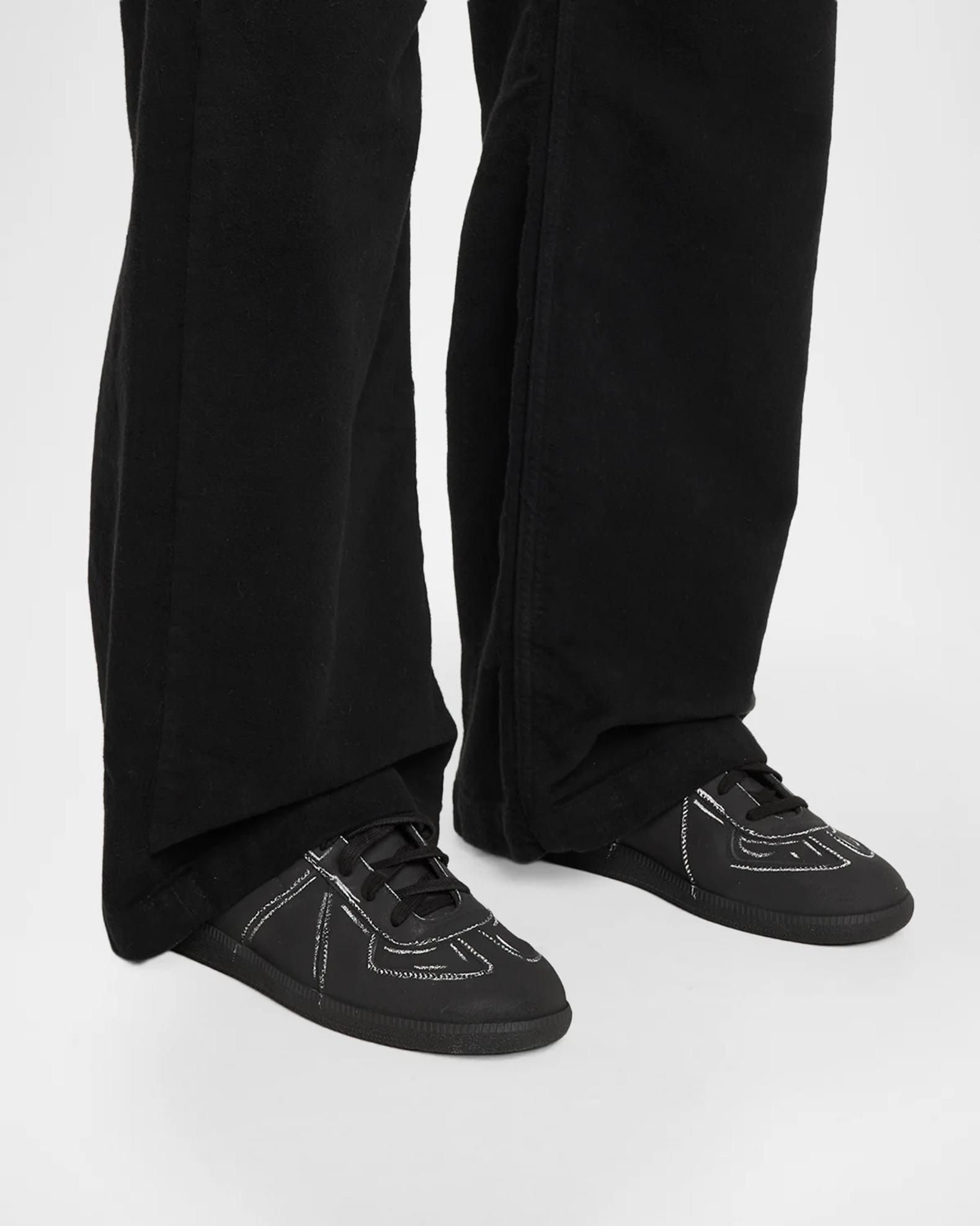Maison Margiela Men's Replica Suede Low-Top Sneakers | Neiman Marcus