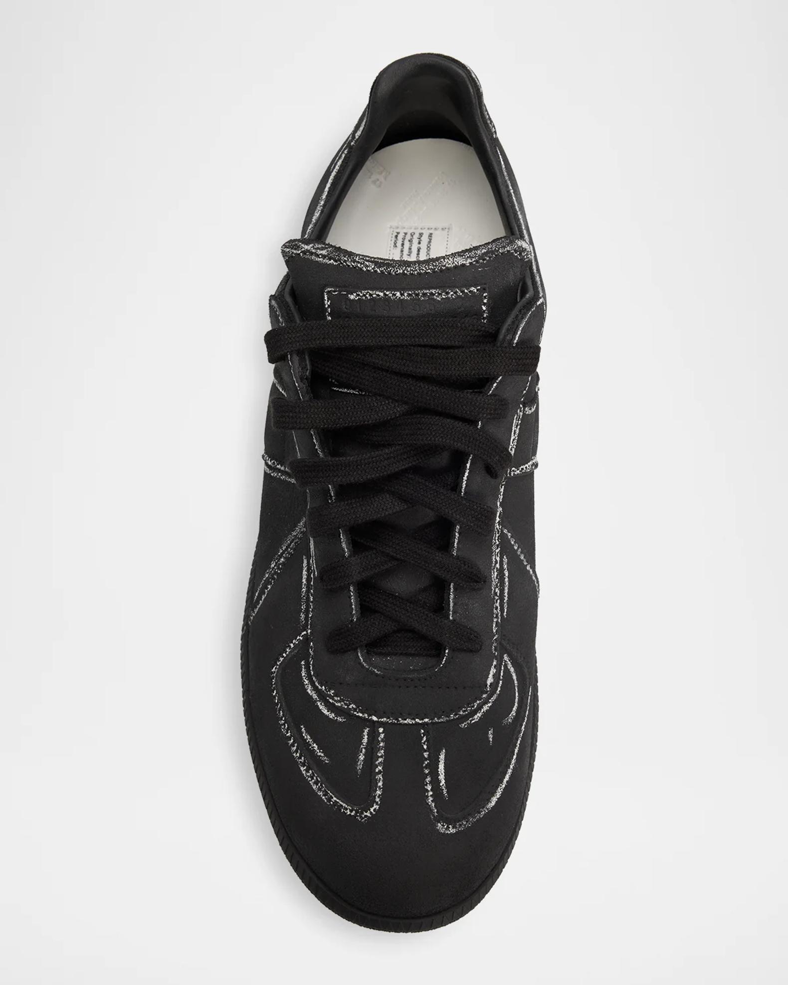 Maison Margiela Men's Replica Suede Low-Top Sneakers | Neiman Marcus