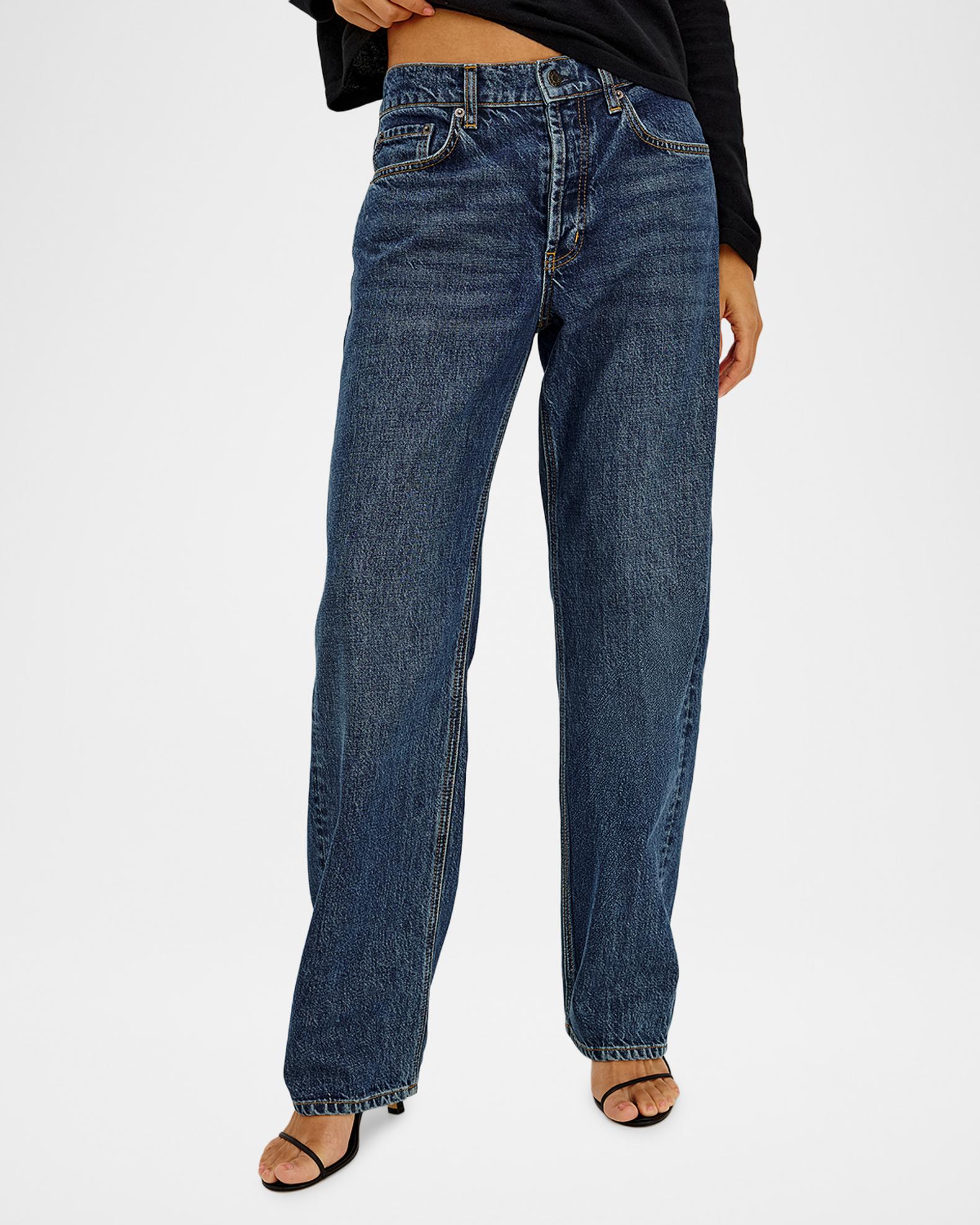 Rails Del Mar Boyfriend Wide-Leg Jeans | Neiman Marcus