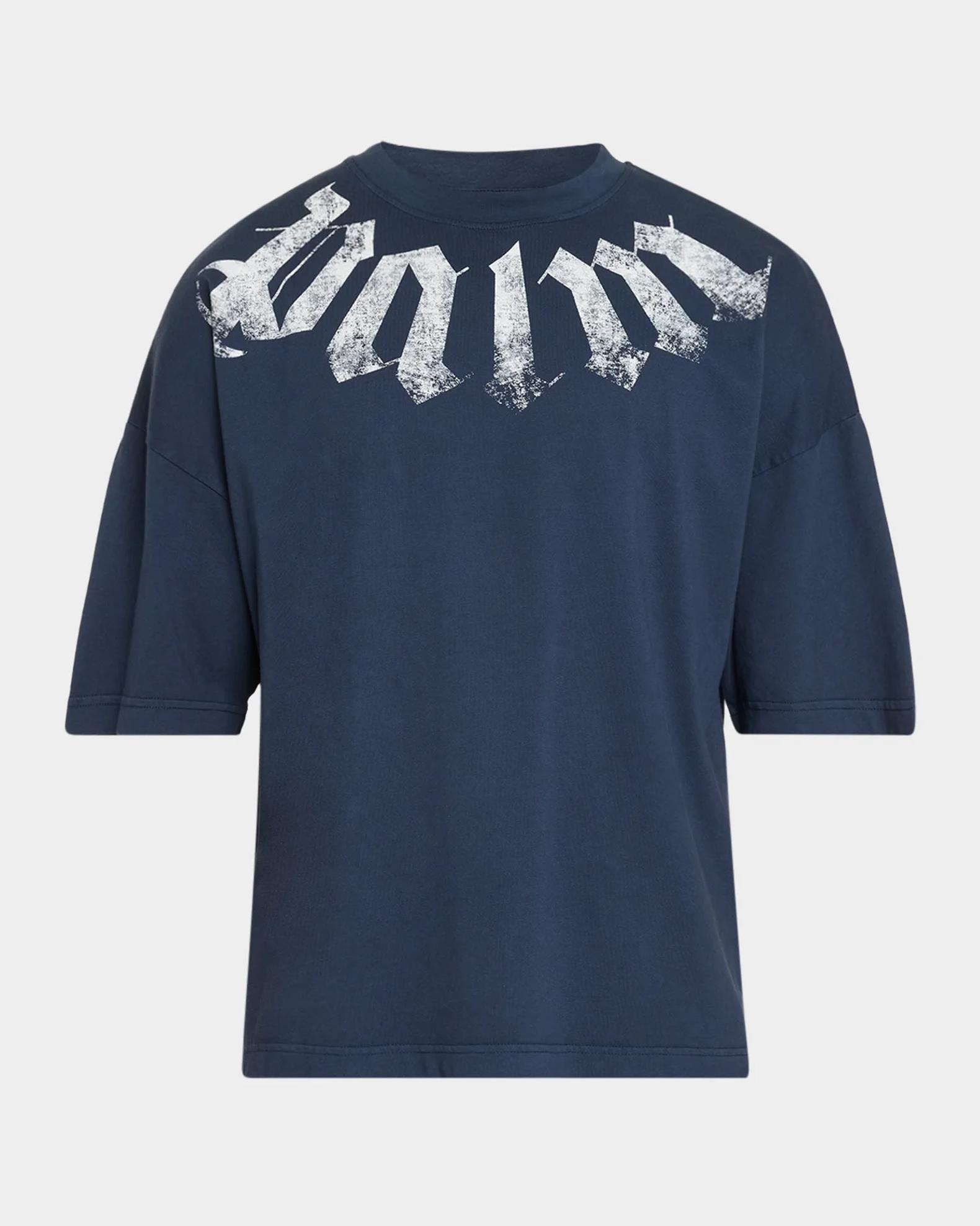 Palm Angels Men's Big Neck Logo Loose T-Shirt | Neiman Marcus