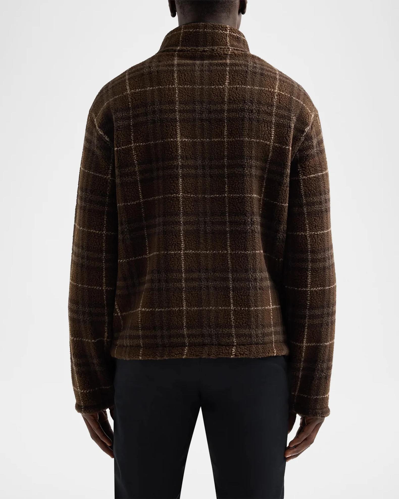 Burberry Fairfax Check Funnel Neck Jacket | Neiman Marcus