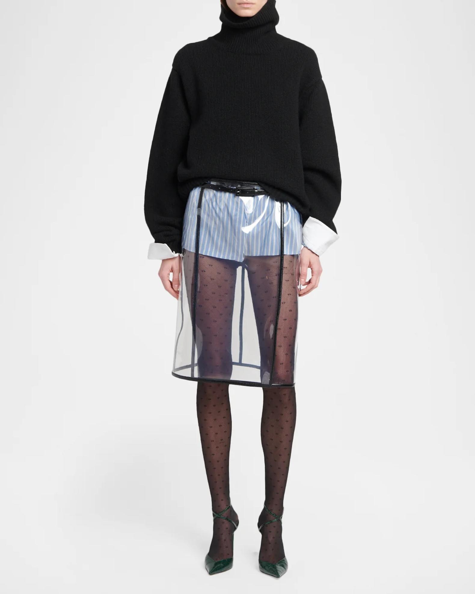 TOM FORD Wool-Cashmere-Mohair Chunky Knit Turtleneck Sweater
