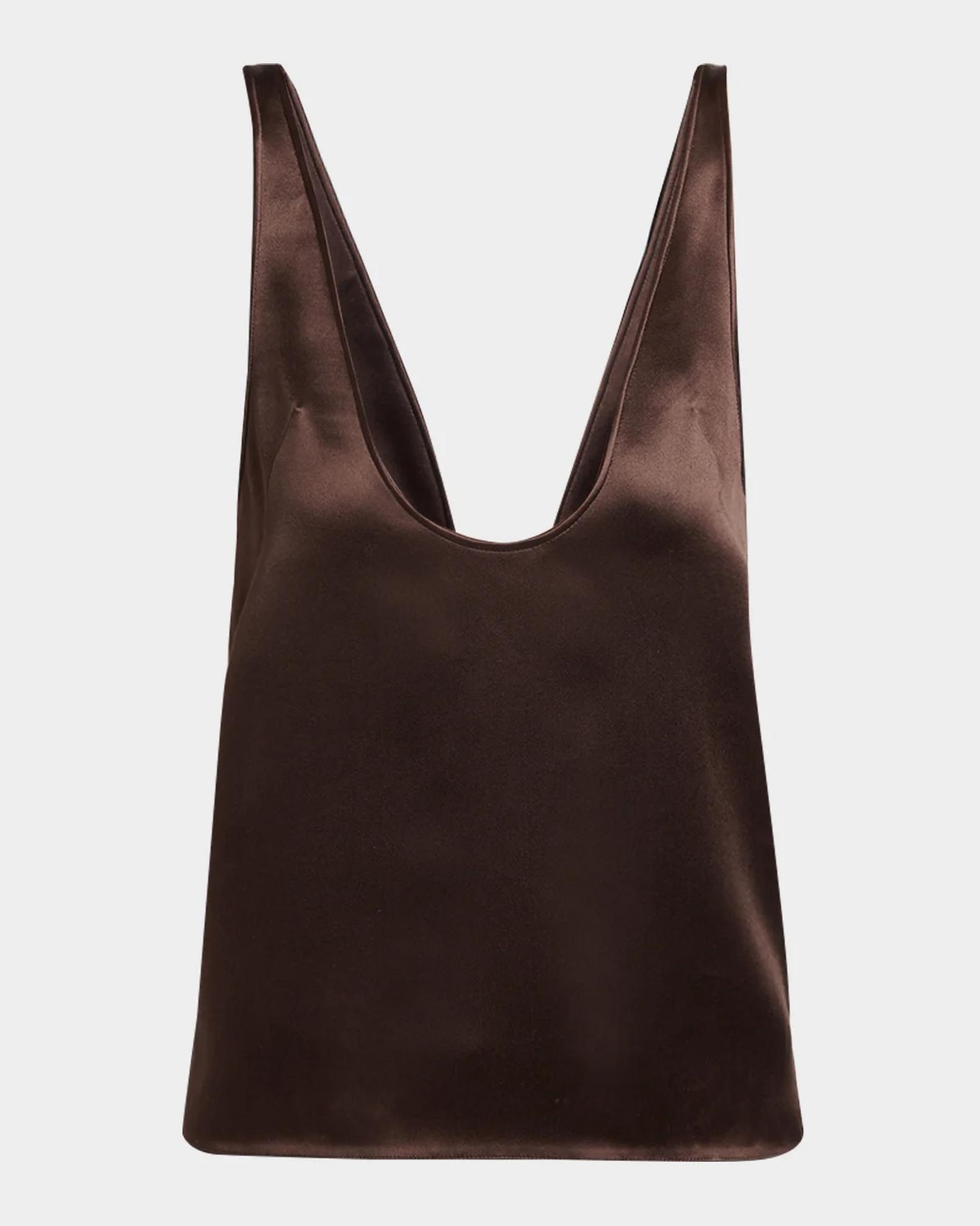 TOM FORD Plunging Scoop-Neck Silk Tank Top | Neiman Marcus