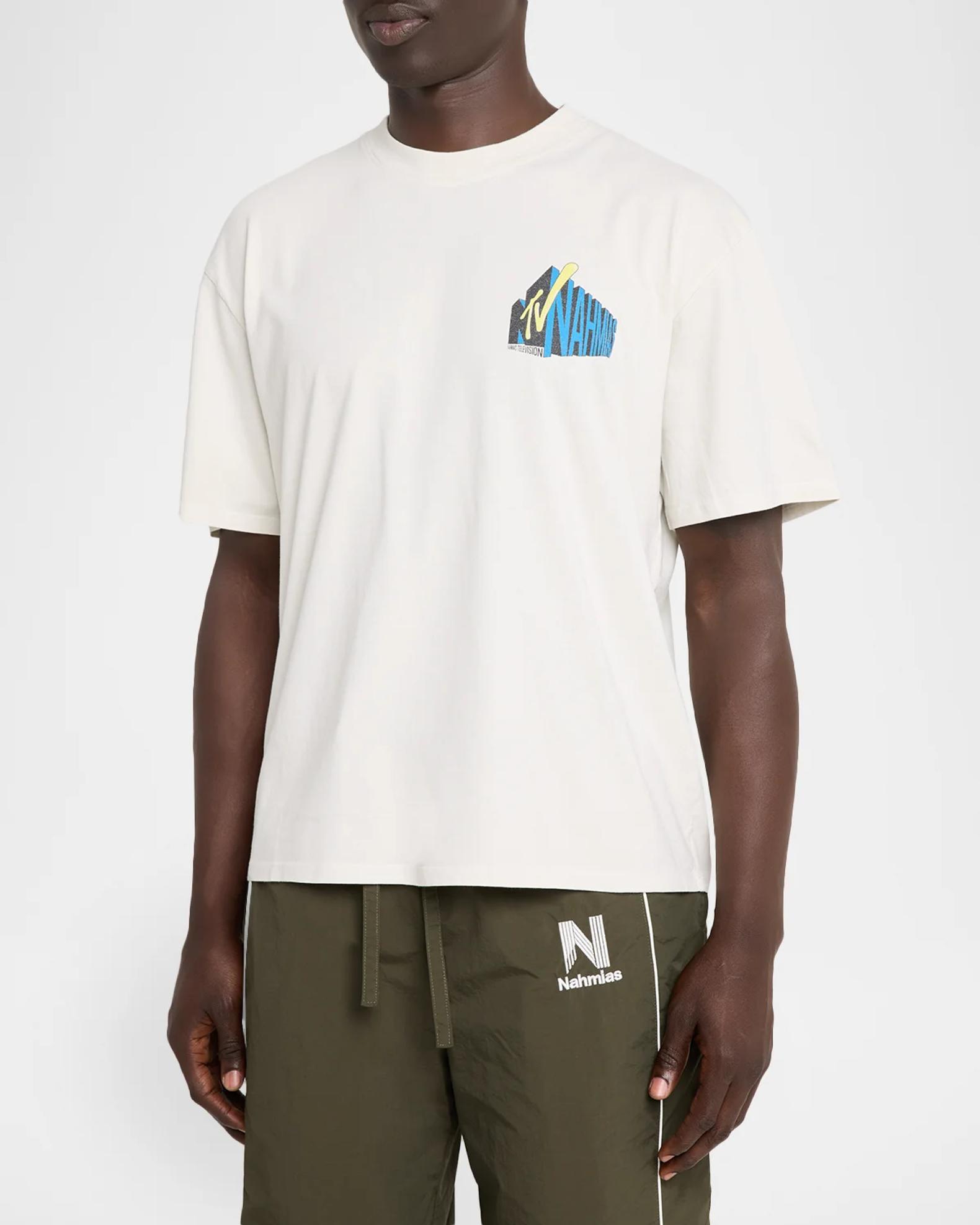 NAHMIAS Men's Retro Graphic Crewneck T-Shirt | Neiman Marcus