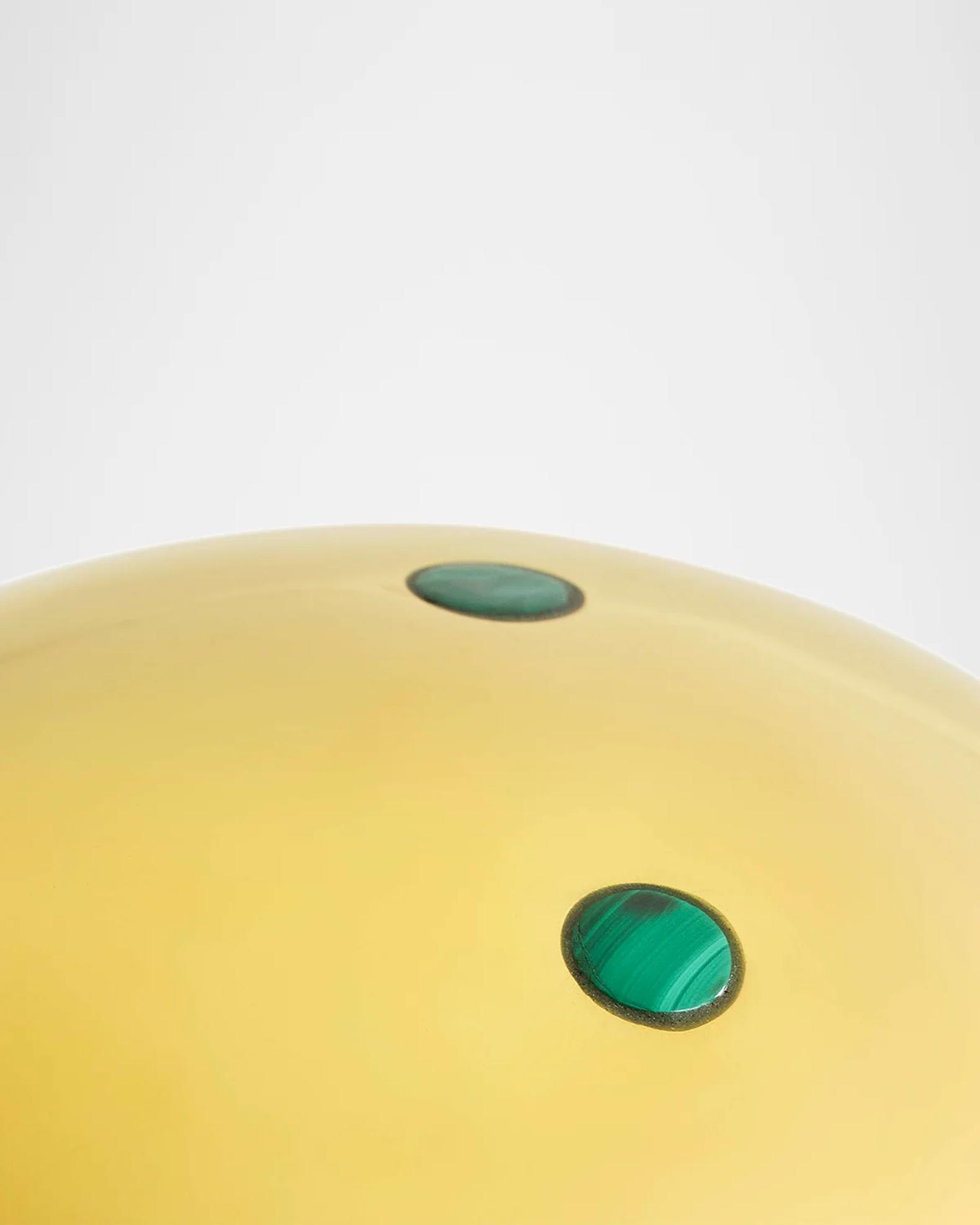 Jonathan Adler Brass & Malachite Mushroom Box | Neiman Marcus