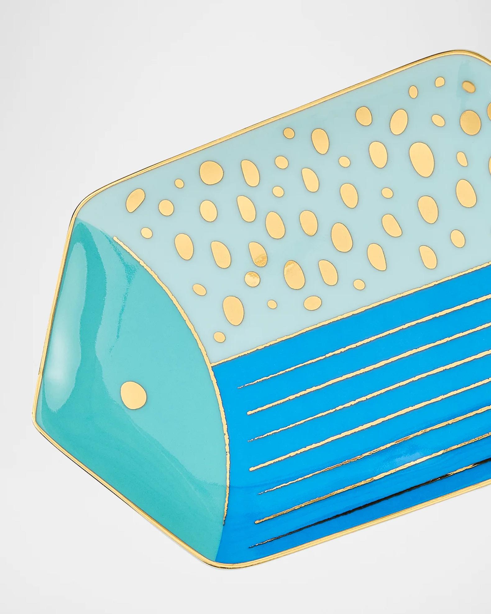 Jonathan Adler School of Fish Square Tray | Neiman Marcus