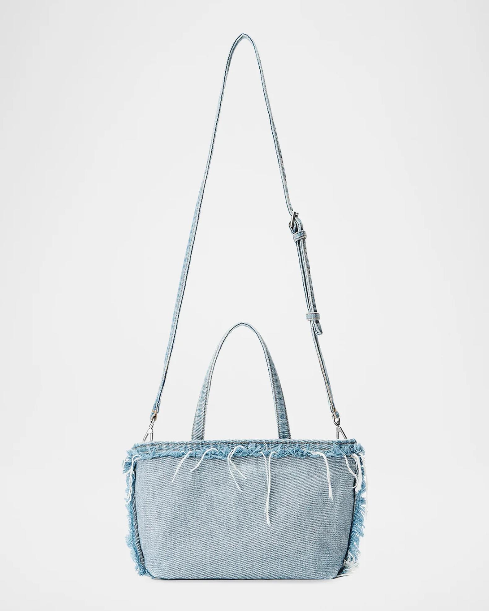 Alexander Wang Punch Small Denim Tote Bag | Neiman Marcus