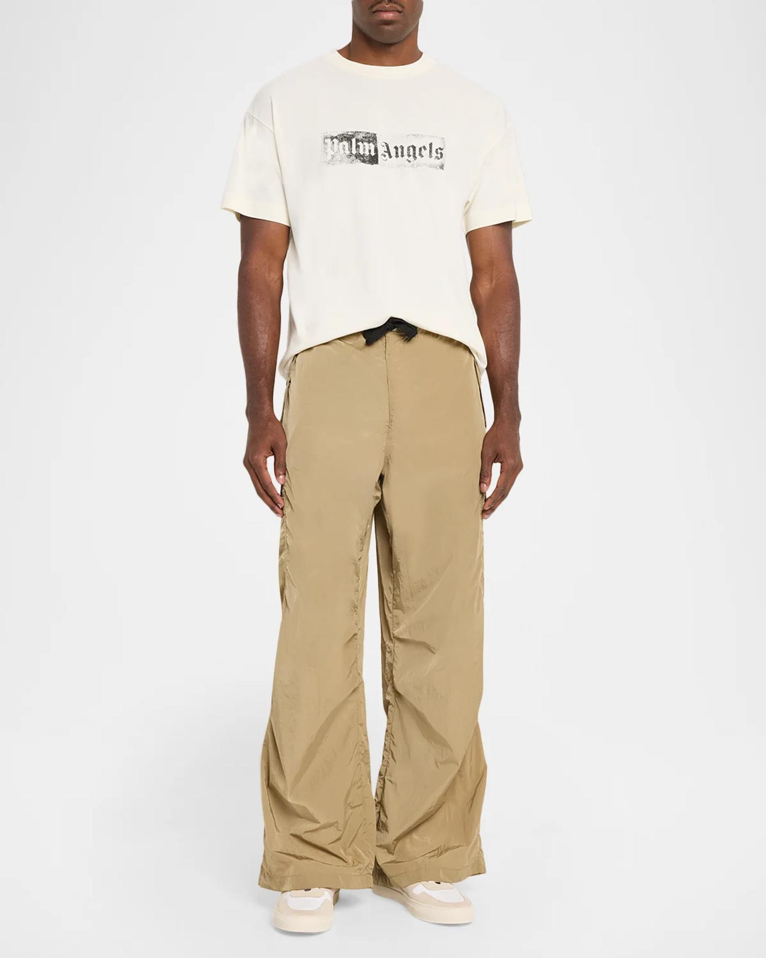 Palm Angels Men's Stamp Logo T-Shirt | Neiman Marcus