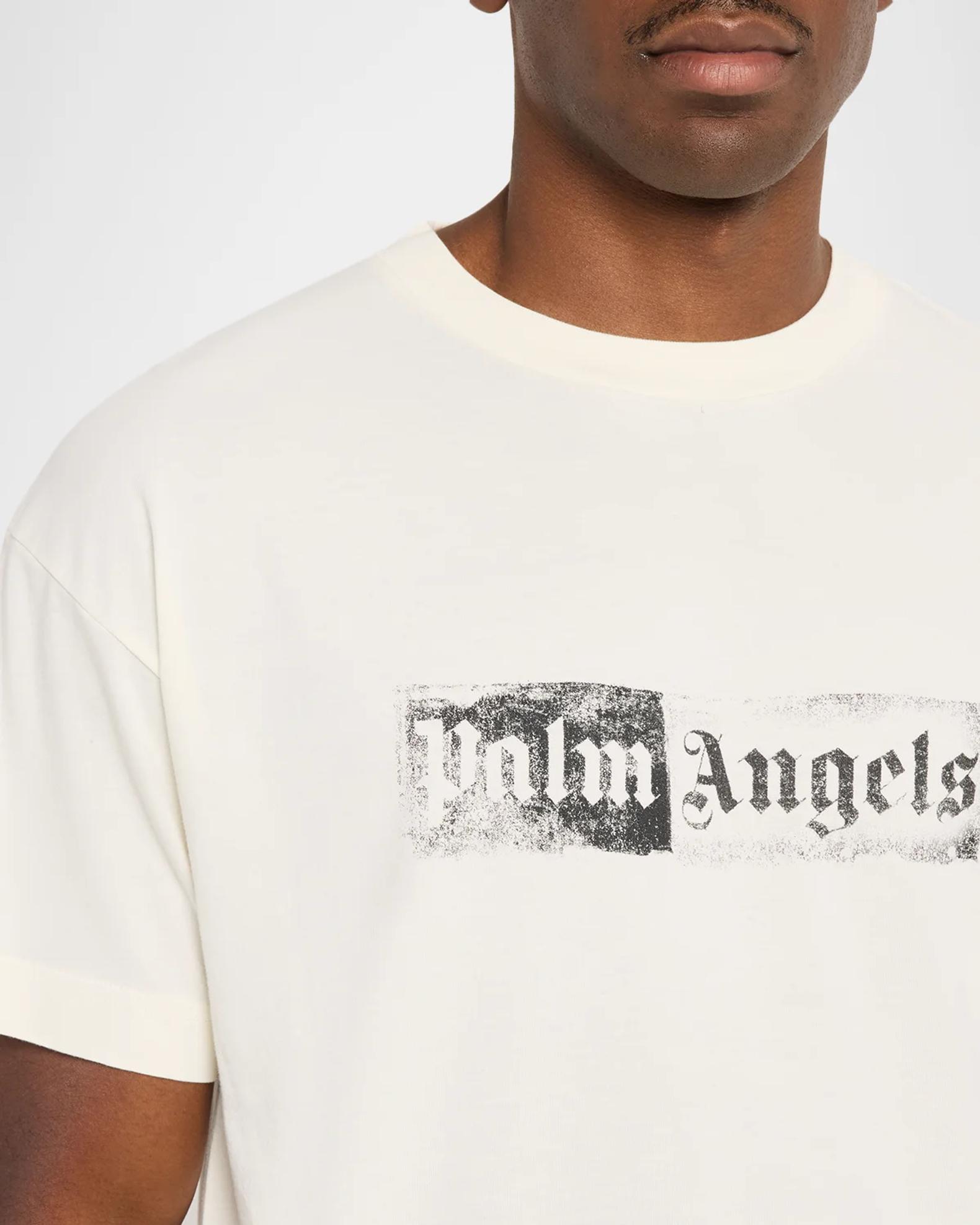 Palm Angels Men's Stamp Logo T-Shirt | Neiman Marcus