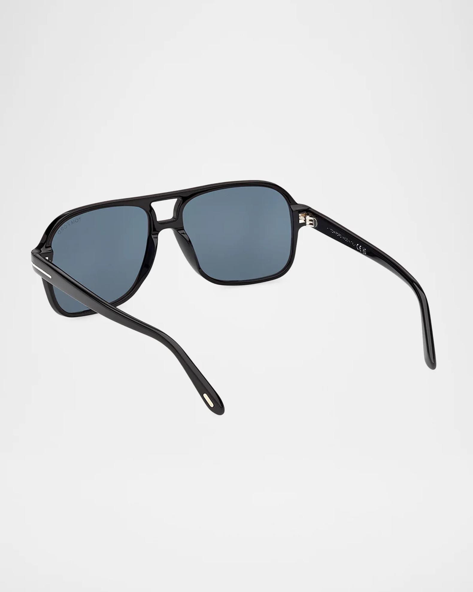 TOM FORD Men's Madison-02 Acetate Pilot Sunglasses | Neiman Marcus
