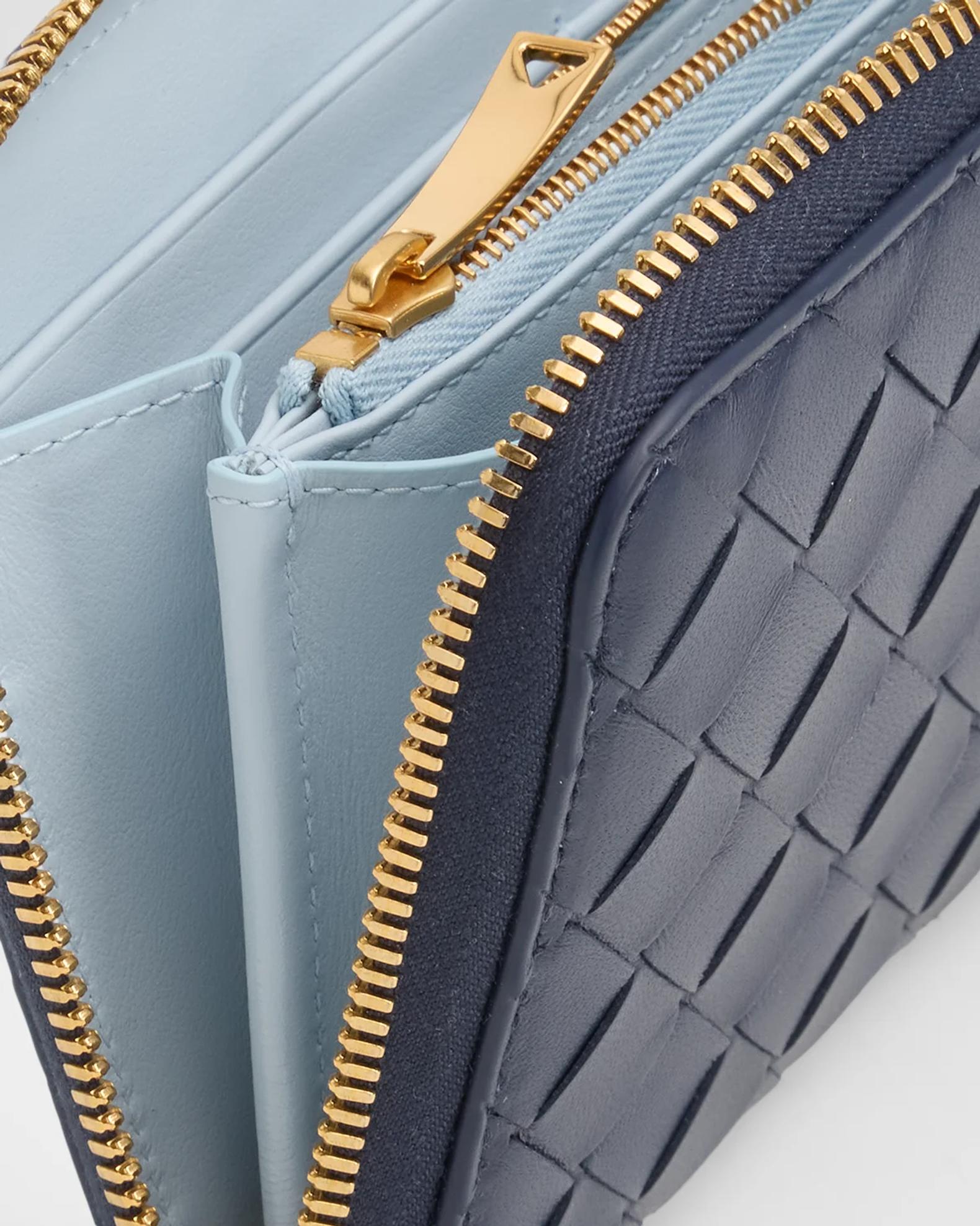Bottega Veneta Large Zip-Around Leather Wallet | Neiman Marcus