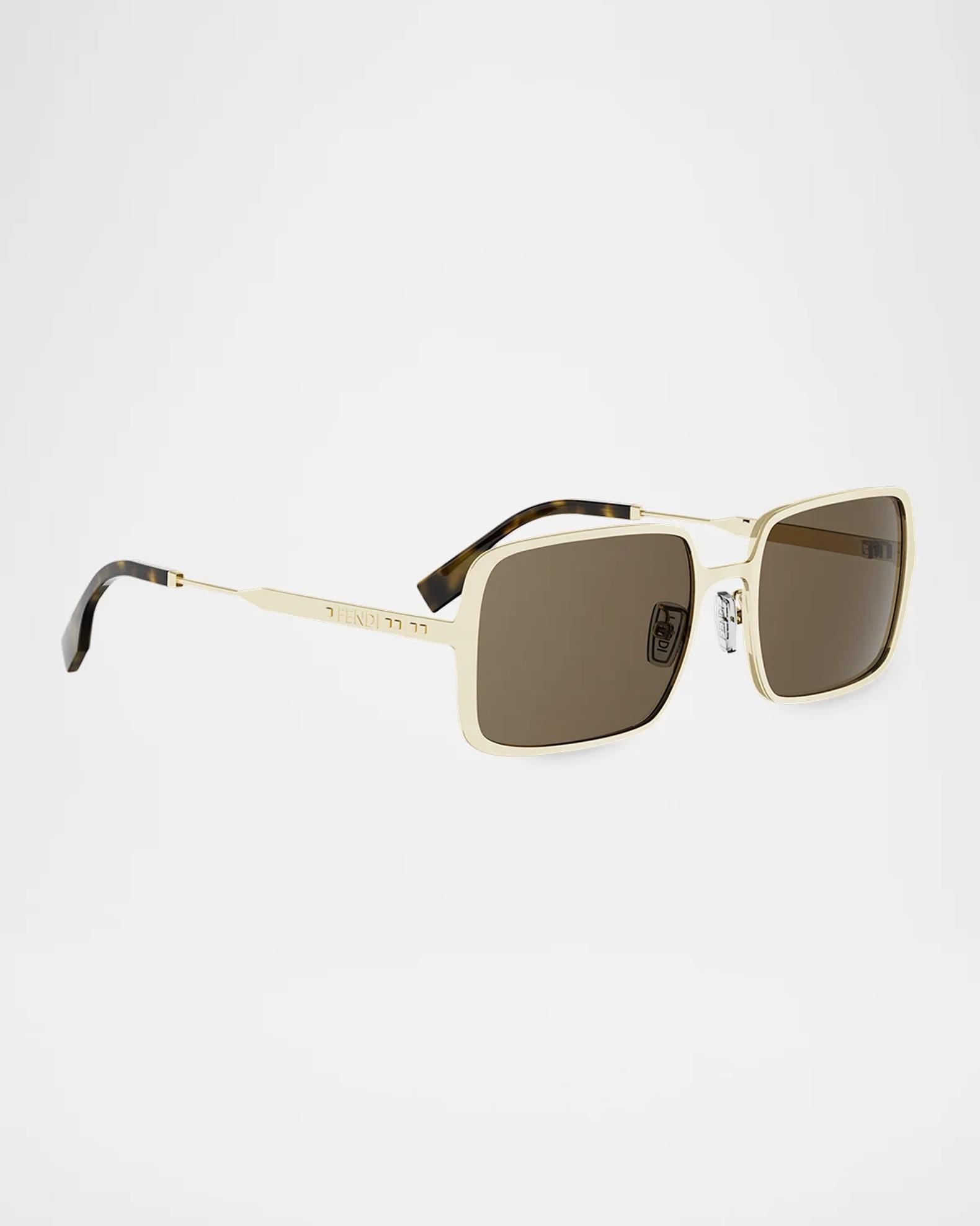 Fendi Fendi Line 57MM Rectangular Sunglasses | Neiman Marcus