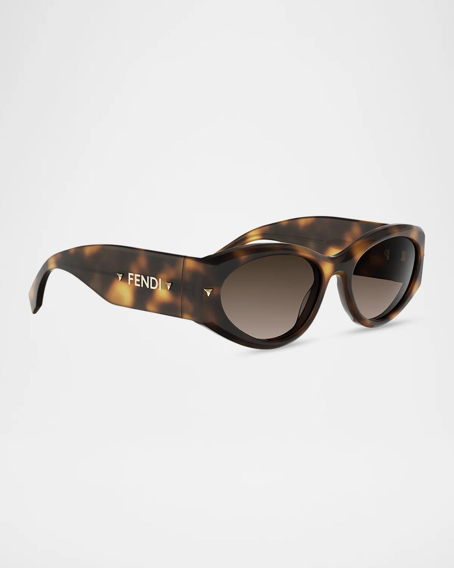 Fendi Screen 57MM Oval Sunglasses | Neiman Marcus