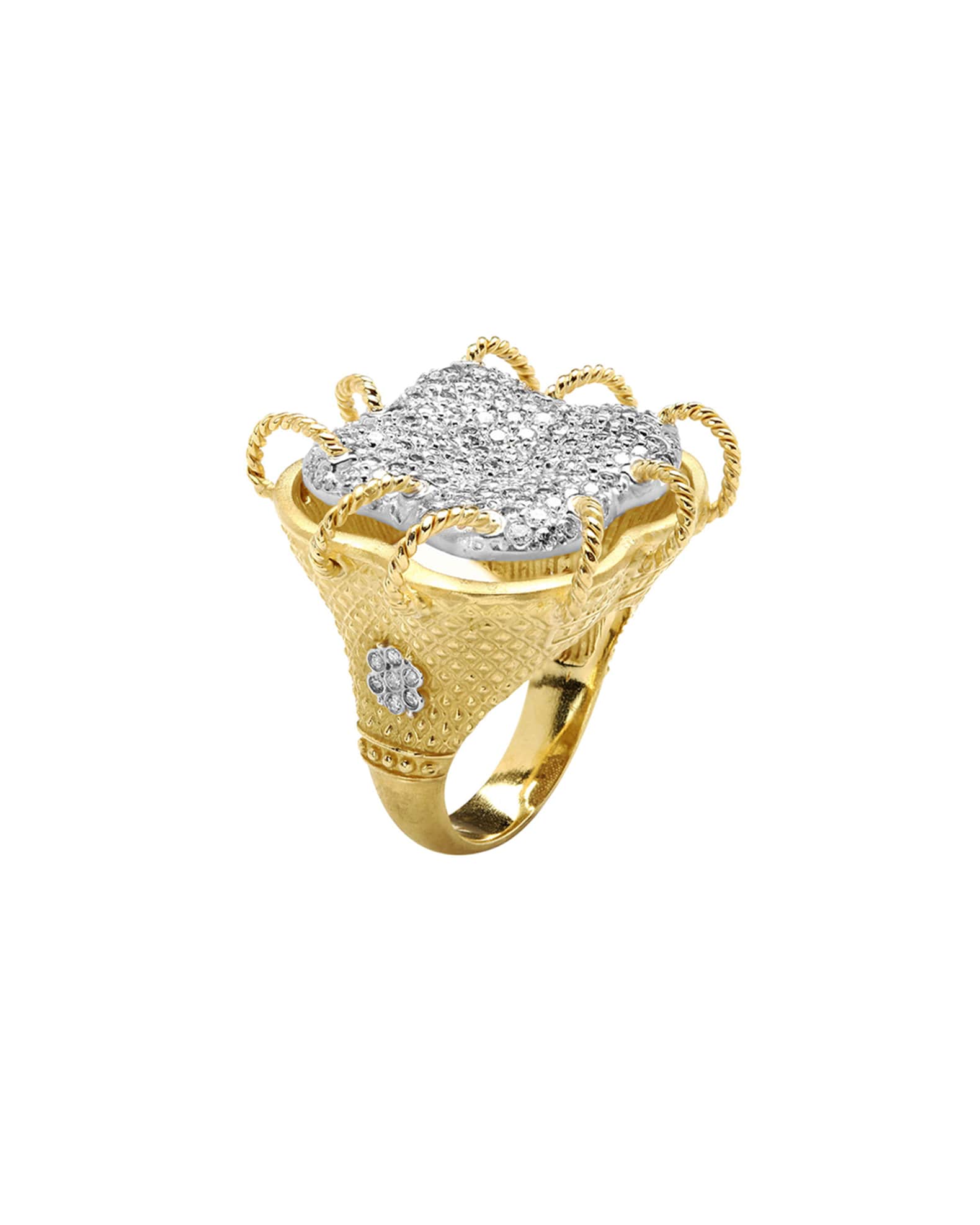 Louis Vuitton Diamond Crown Cocktail Ring