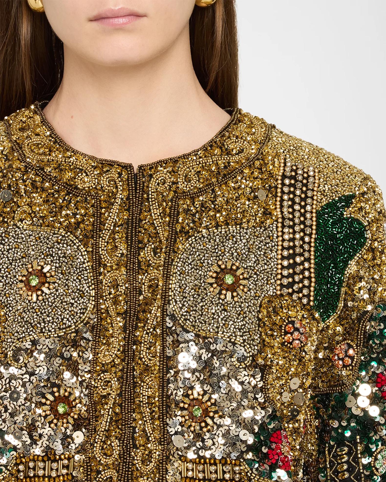 ALICE + OLIVIA Kidman Embellished Jacket | Neiman Marcus