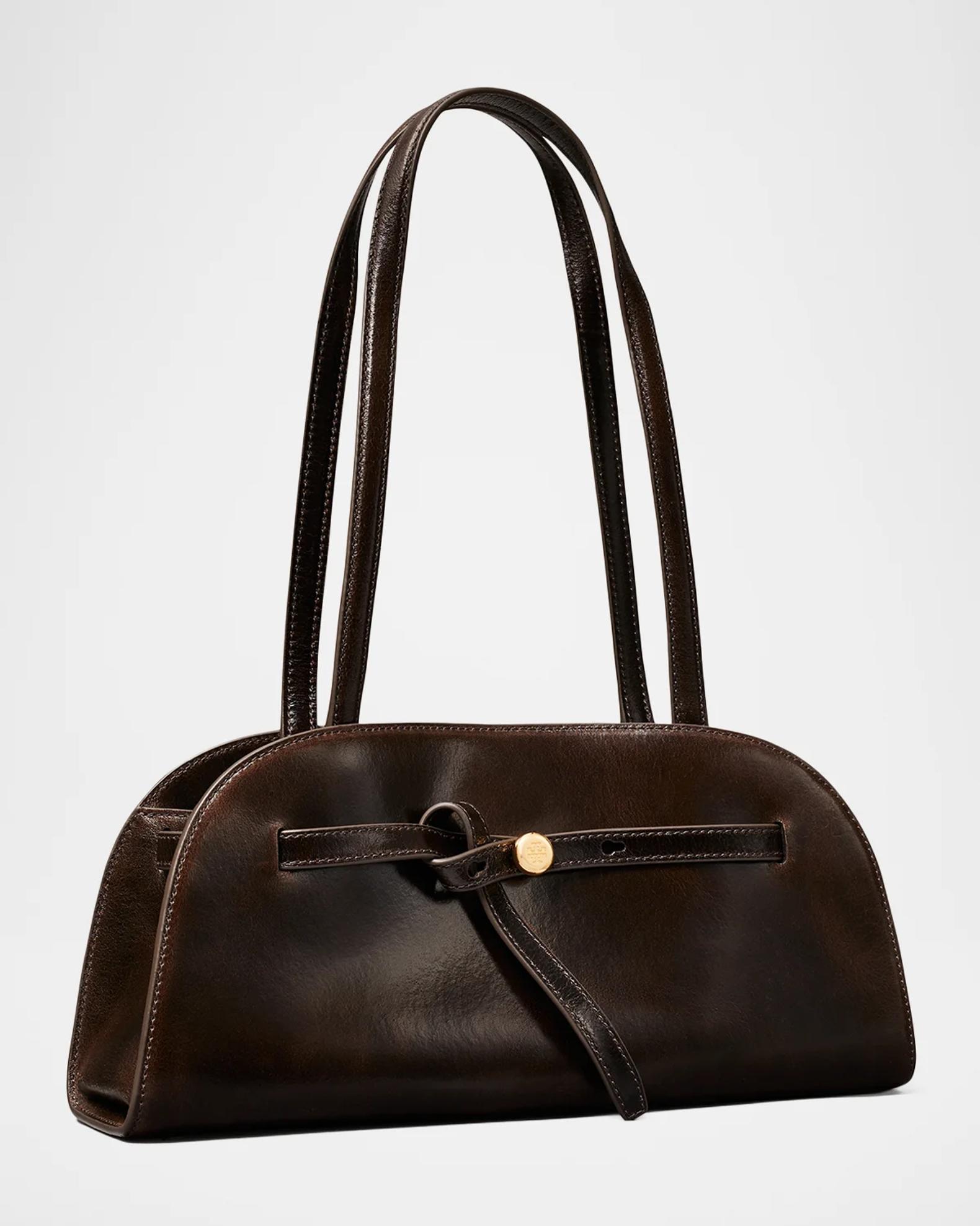 洋楽 Loc'd Outs Tory Burch Romy Leather East West Bauletto Bag | Neiman Marcus