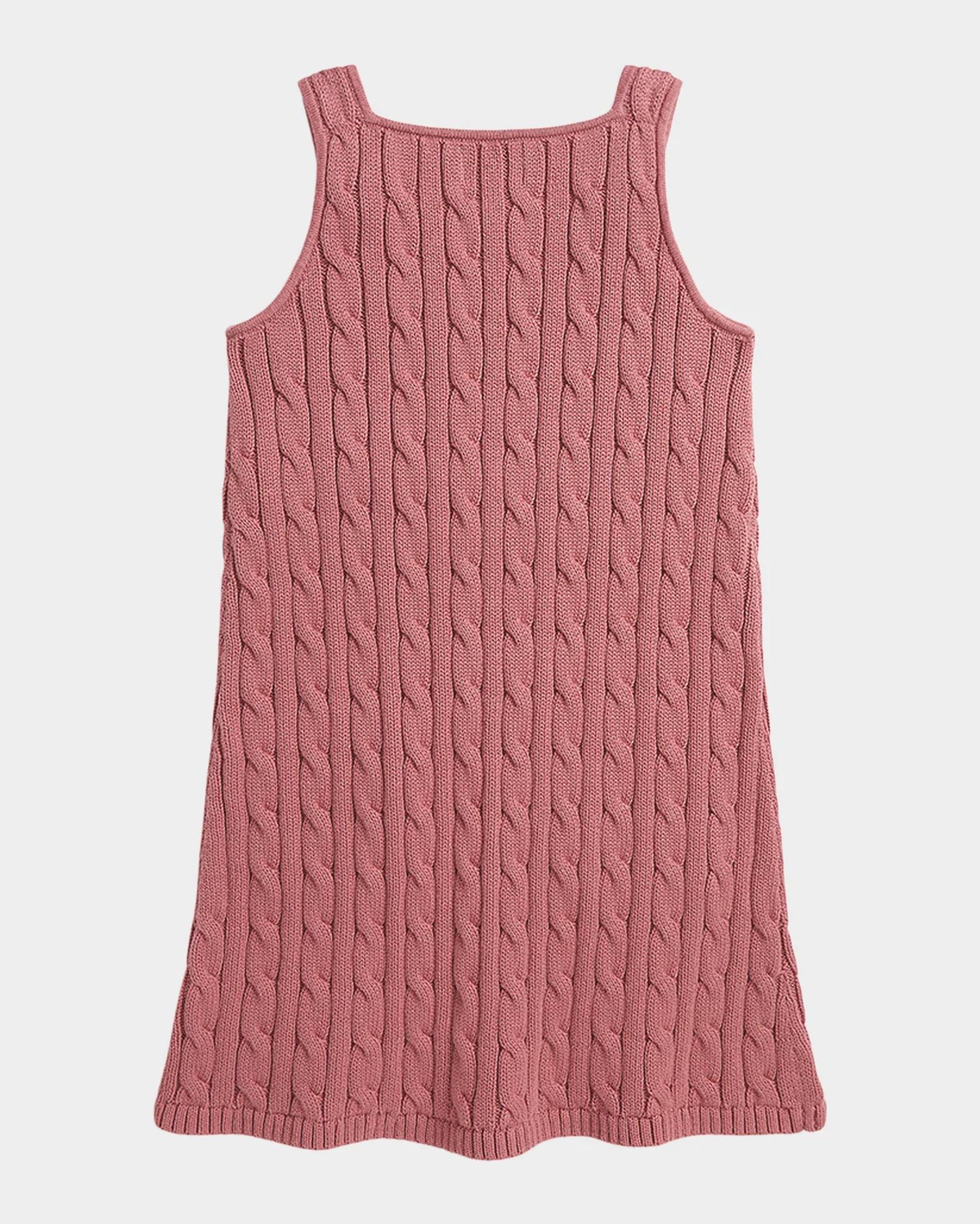 Girl's Cable-Knit Cotton Sweater Dress | Neiman Marcus