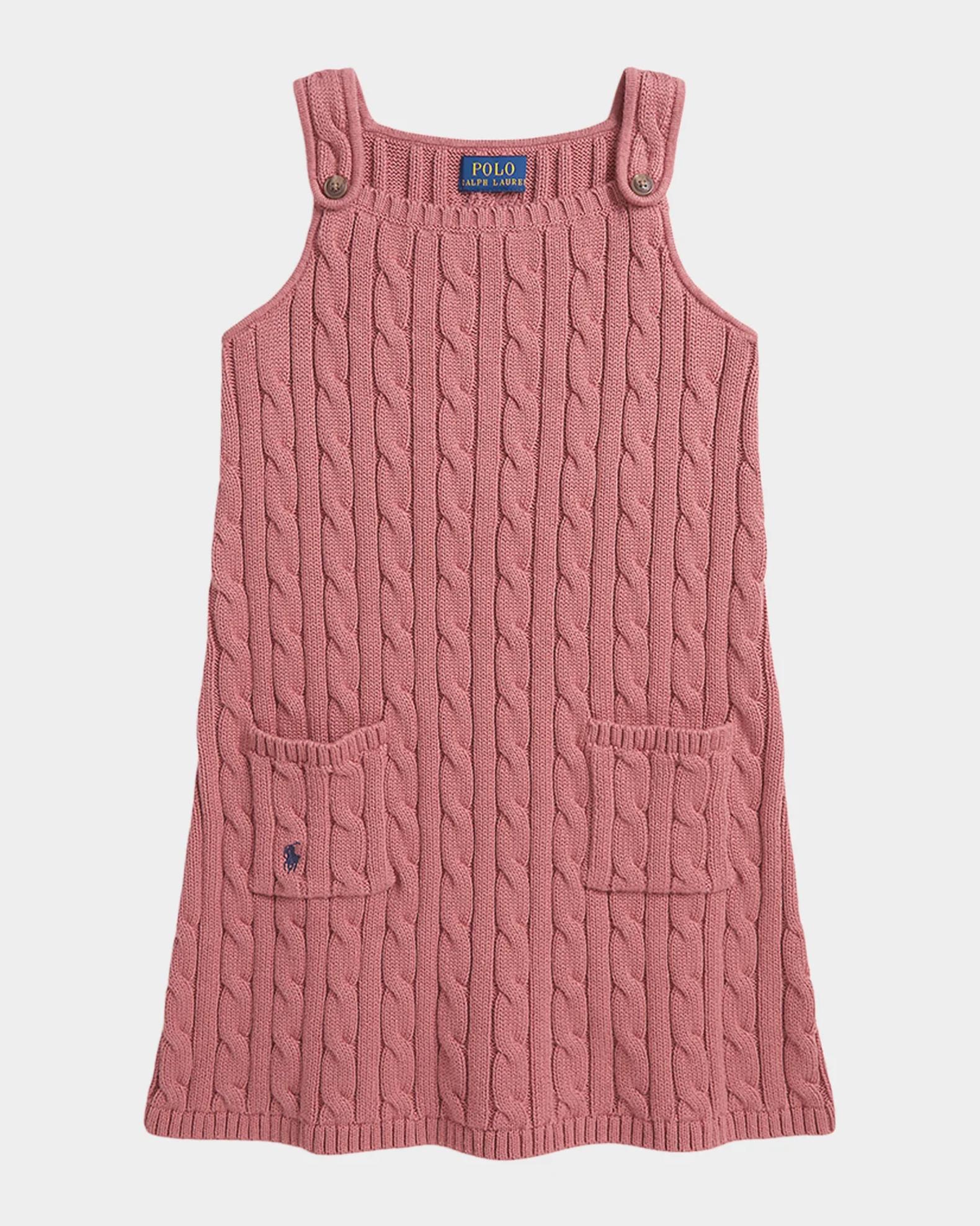 Girl's Cable-Knit Cotton Sweater Dress | Neiman Marcus