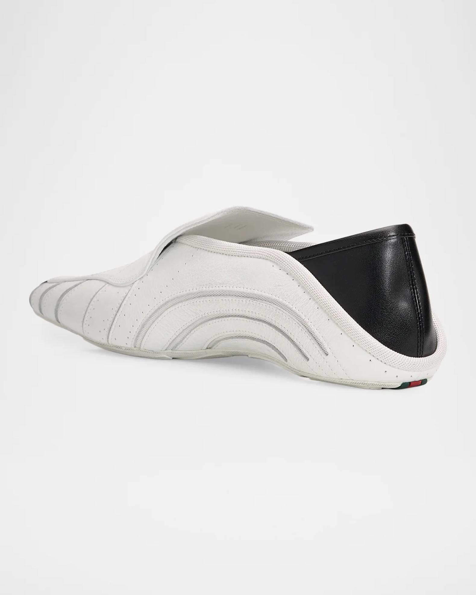 GUCCI ミュール　サイズ23.5 Gucci Men's Miami Leather Web Slip-On Sneakers | Neiman Marcus