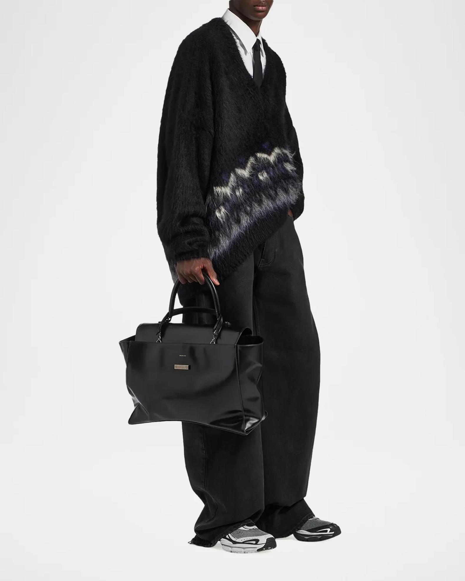 Balenciaga Men's D'Orsay Mesh Mismatched Slip-On Sneakers | Neiman Marcus