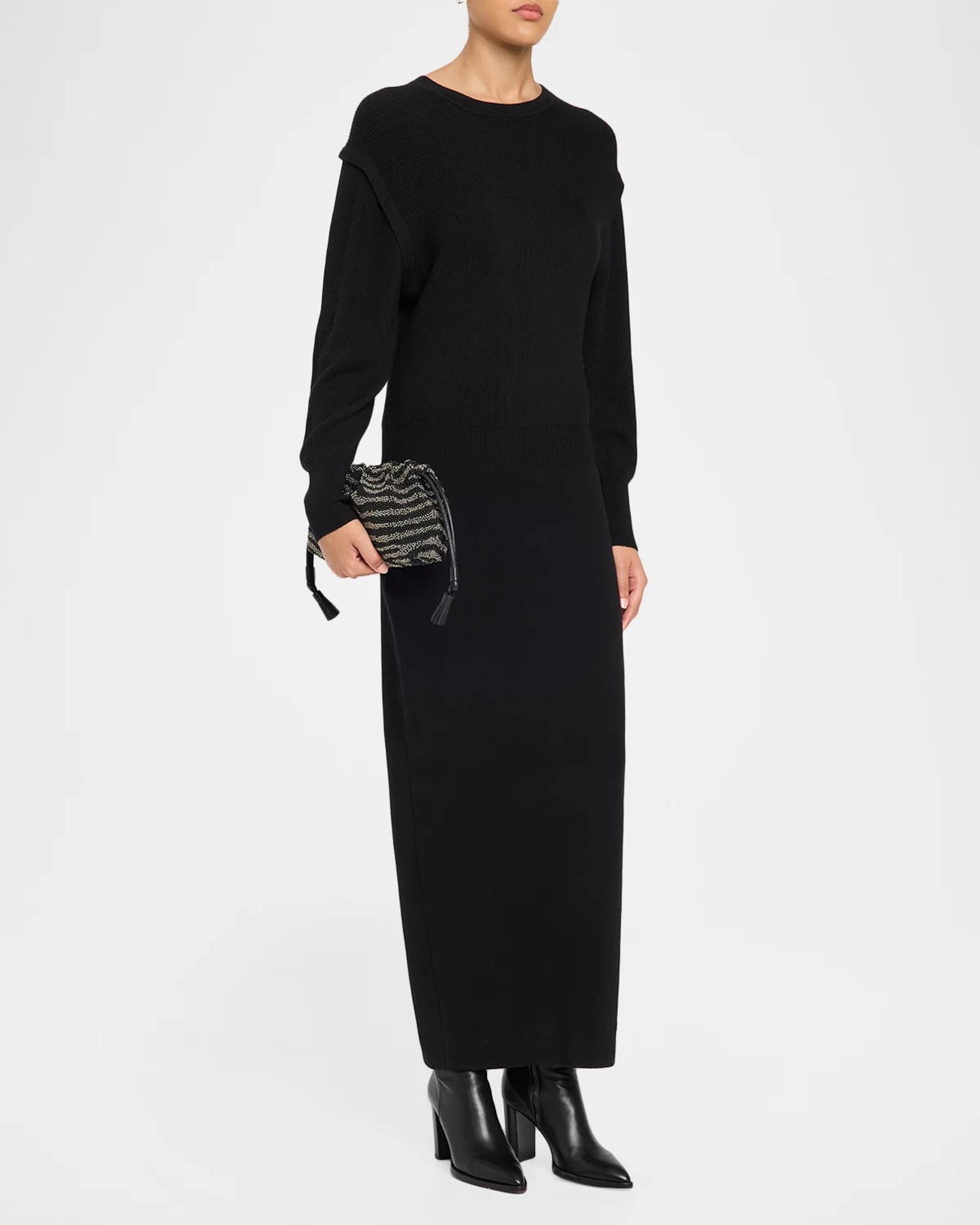 【エルフ・モール公式アカウント09 】 ヴァレンティノローマ ニット Veronica Beard Thalyn Merino Wool Knit Maxi Sweater Dress | Neiman
