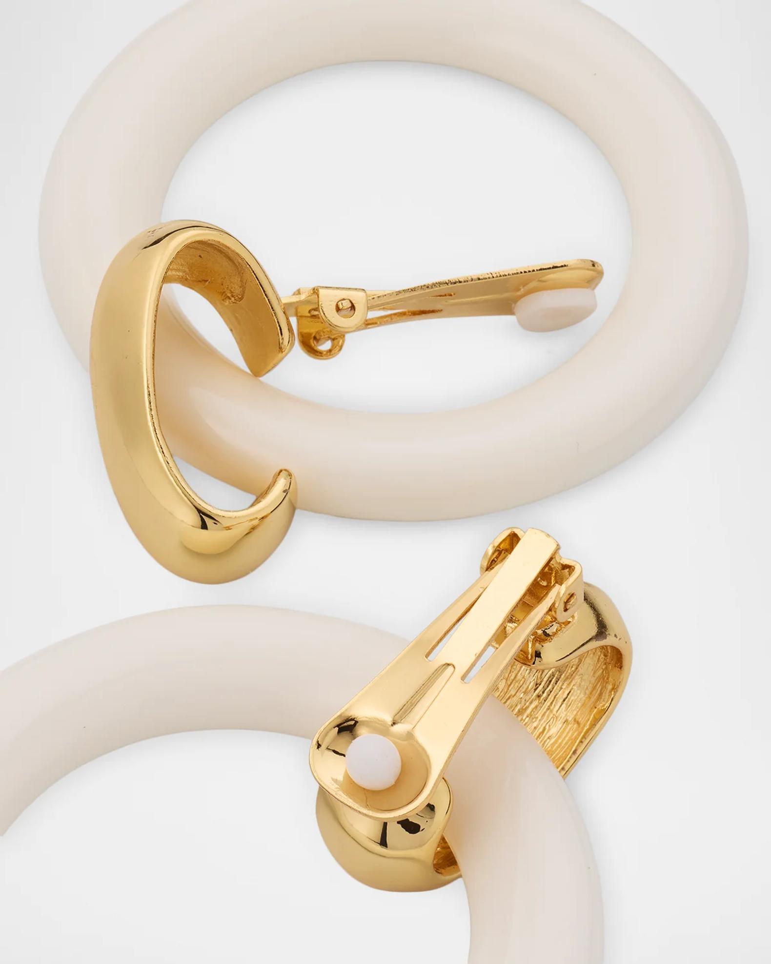 Kenneth Jay Lane 18K-Gold-Plated & Resin Drop Earrings | Neiman Marcus