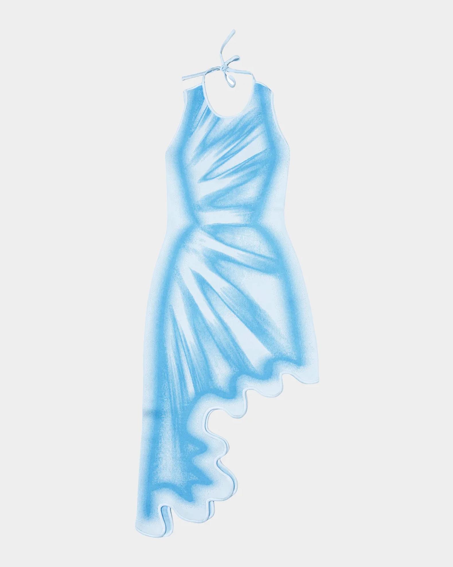 PH5 Lotus Asymmetric Wavy Dress | Neiman Marcus