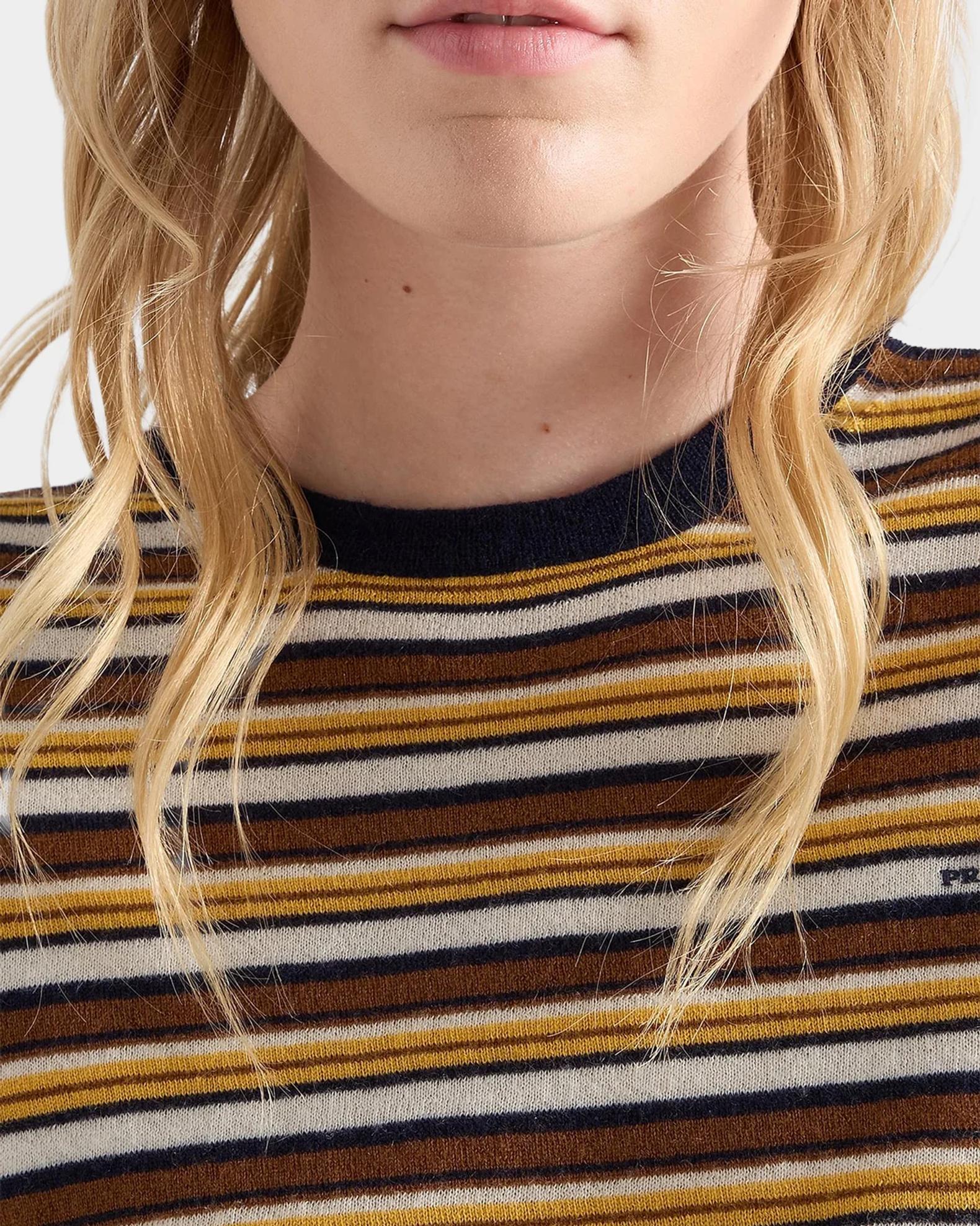 Prada Striped Cashmere Sweater | Neiman Marcus