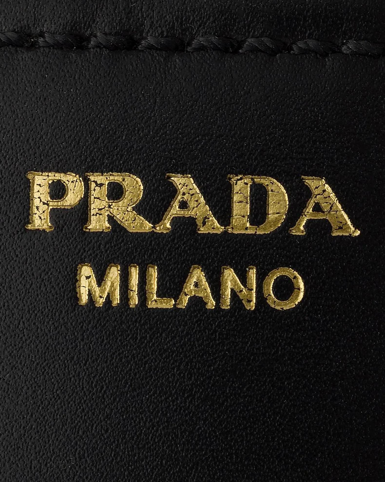Prada 85MM Leather Block Heel Boots | Neiman Marcus