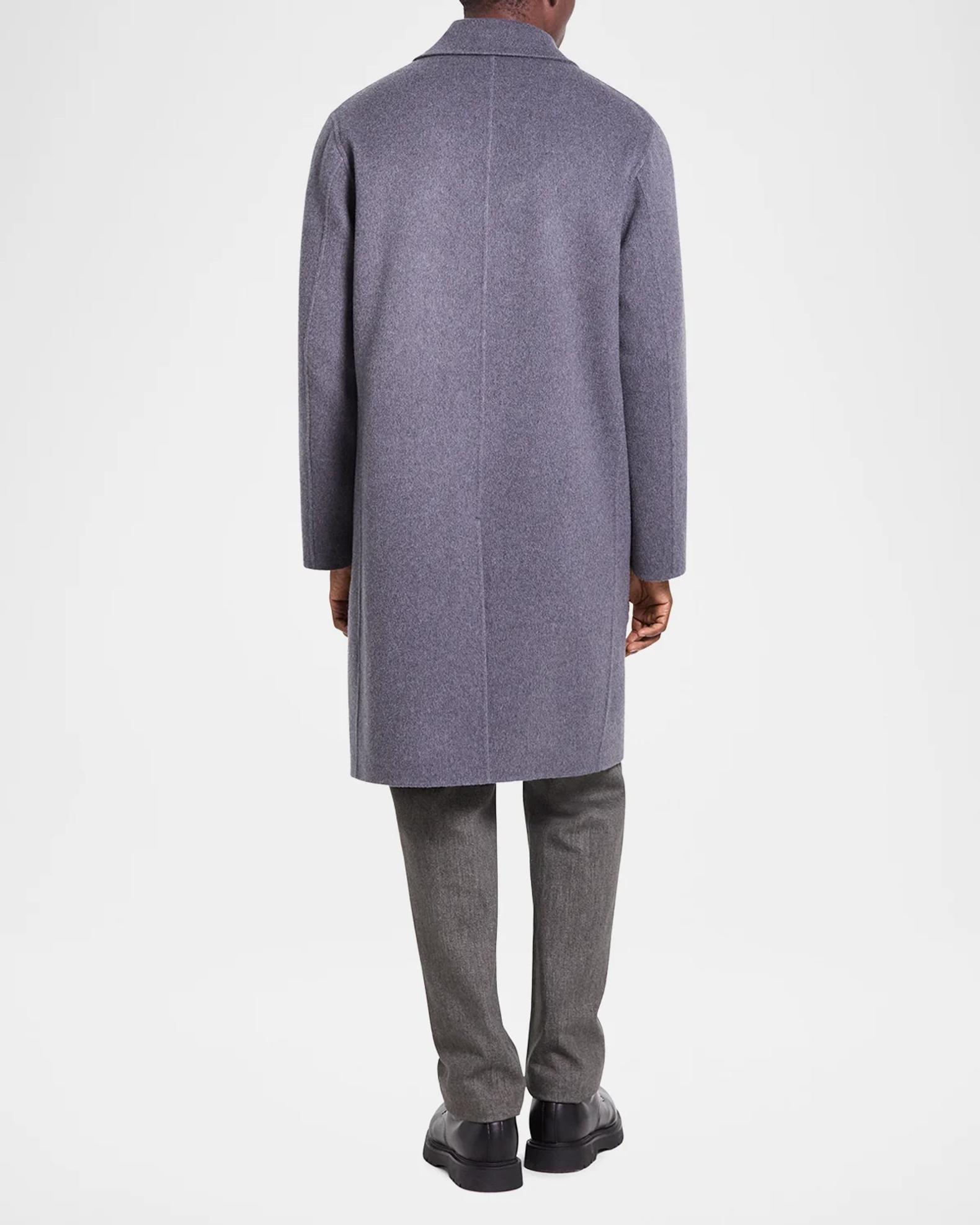 Theory Men's Wool and Cashmere Overcoat | Neiman Marcus
