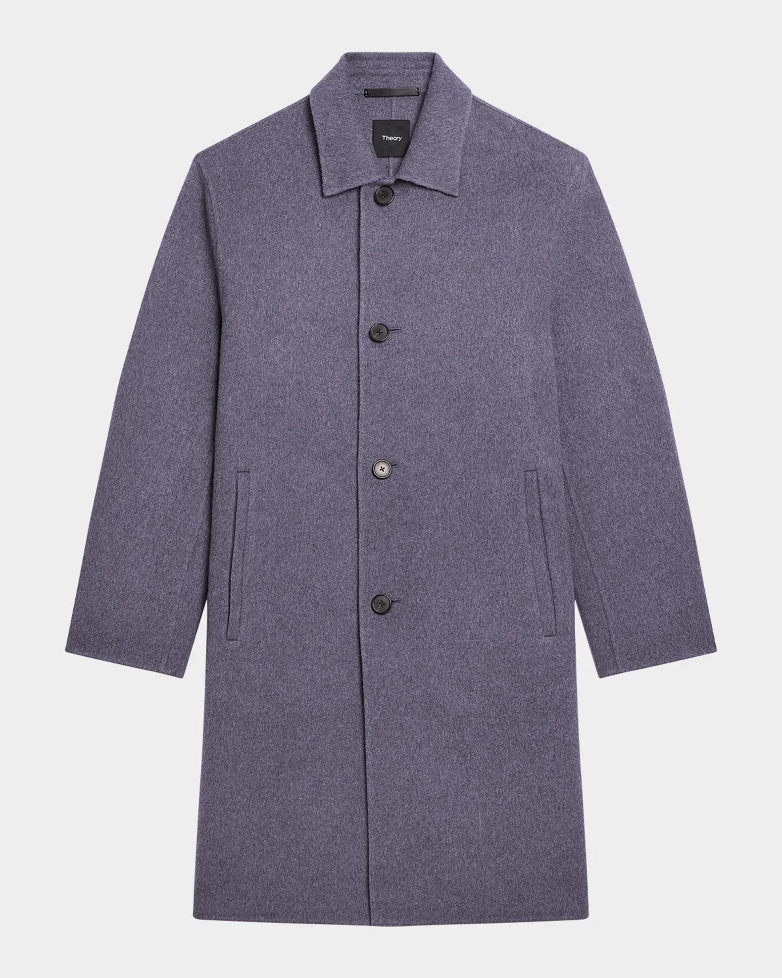Theory Men's Wool and Cashmere Overcoat | Neiman Marcus
