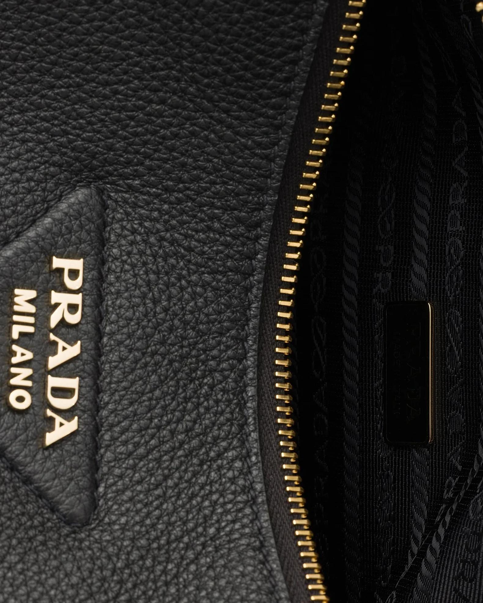 Prada Small Leather Top Handle Bag | Neiman Marcus