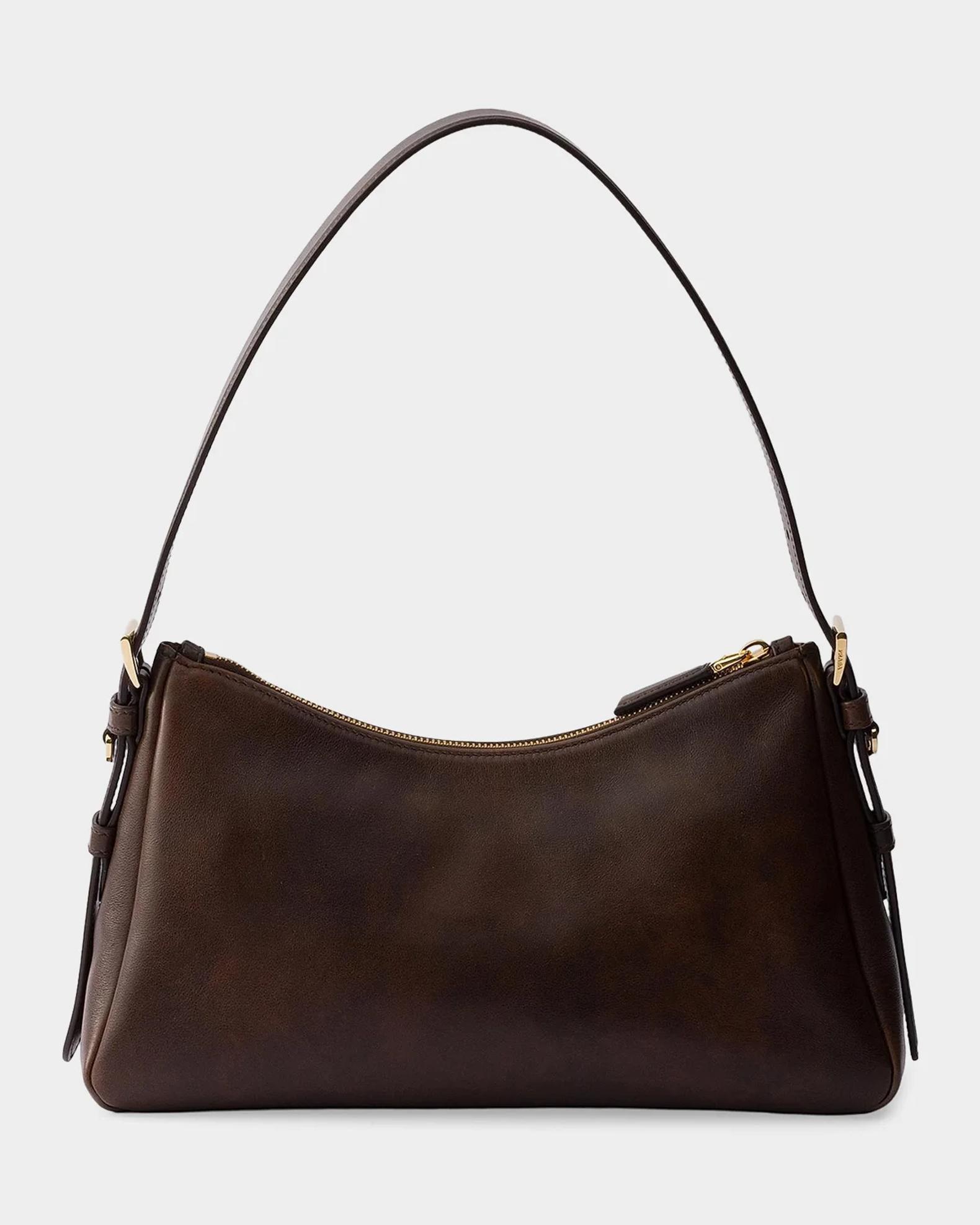 Prada Aimée Medium Leather Shoulder Bag | Neiman Marcus