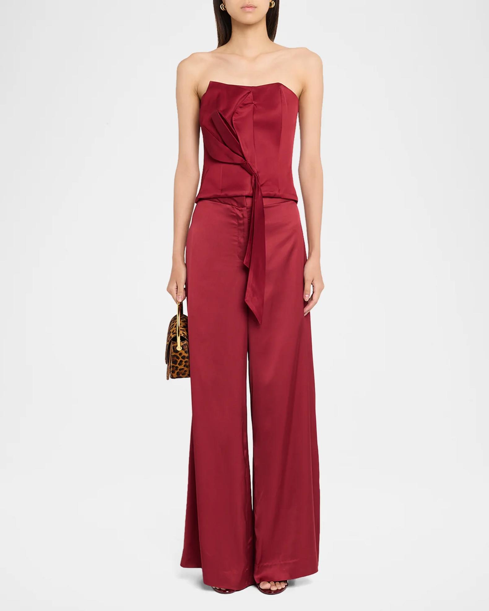 JBQ Arlan High-Waisted Wide-Leg Pants | Neiman Marcus