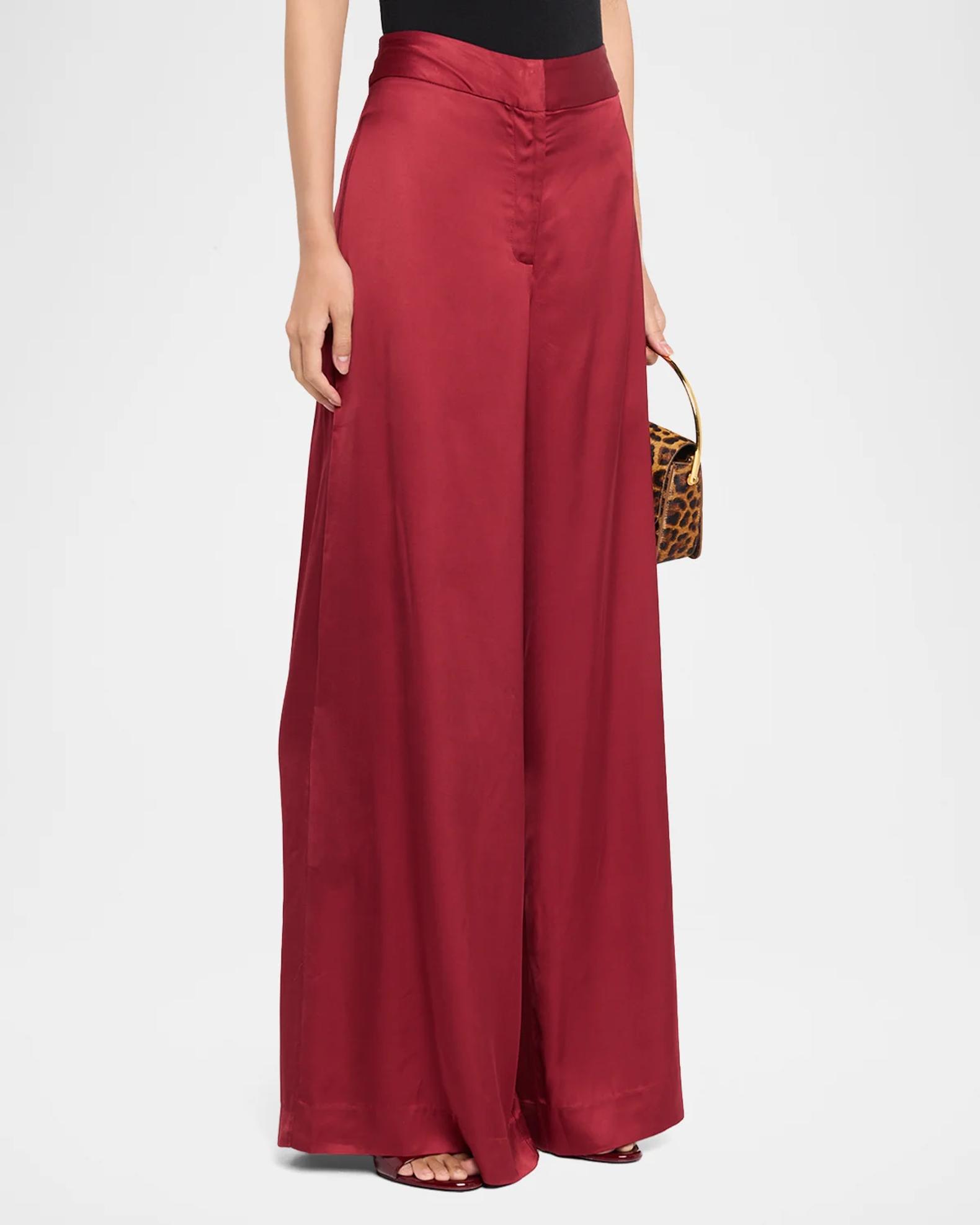 JBQ Arlan High-Waisted Wide-Leg Pants | Neiman Marcus