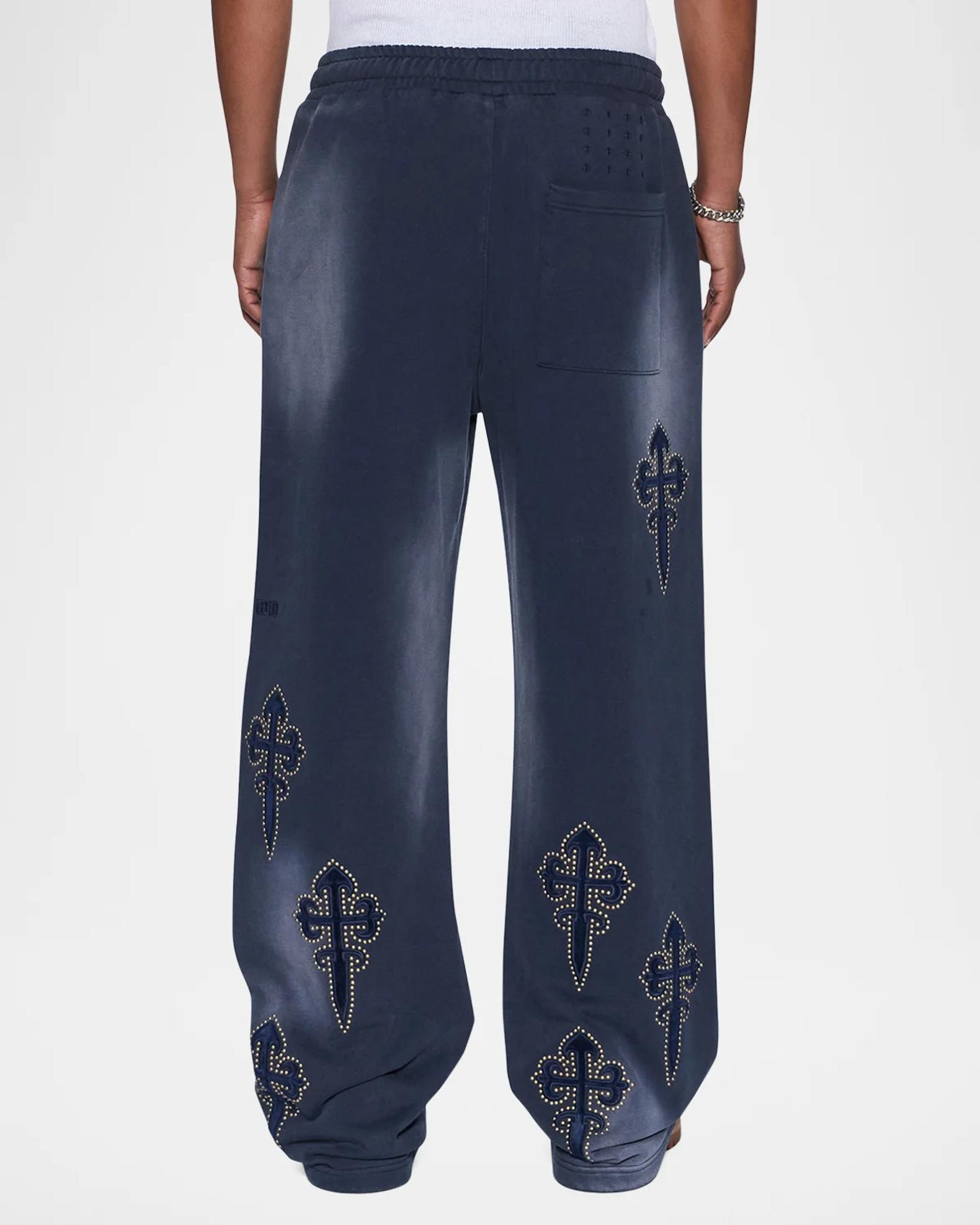 Ksubi Kaliba Cotton Wide-Leg Track Pants | Neiman Marcus
