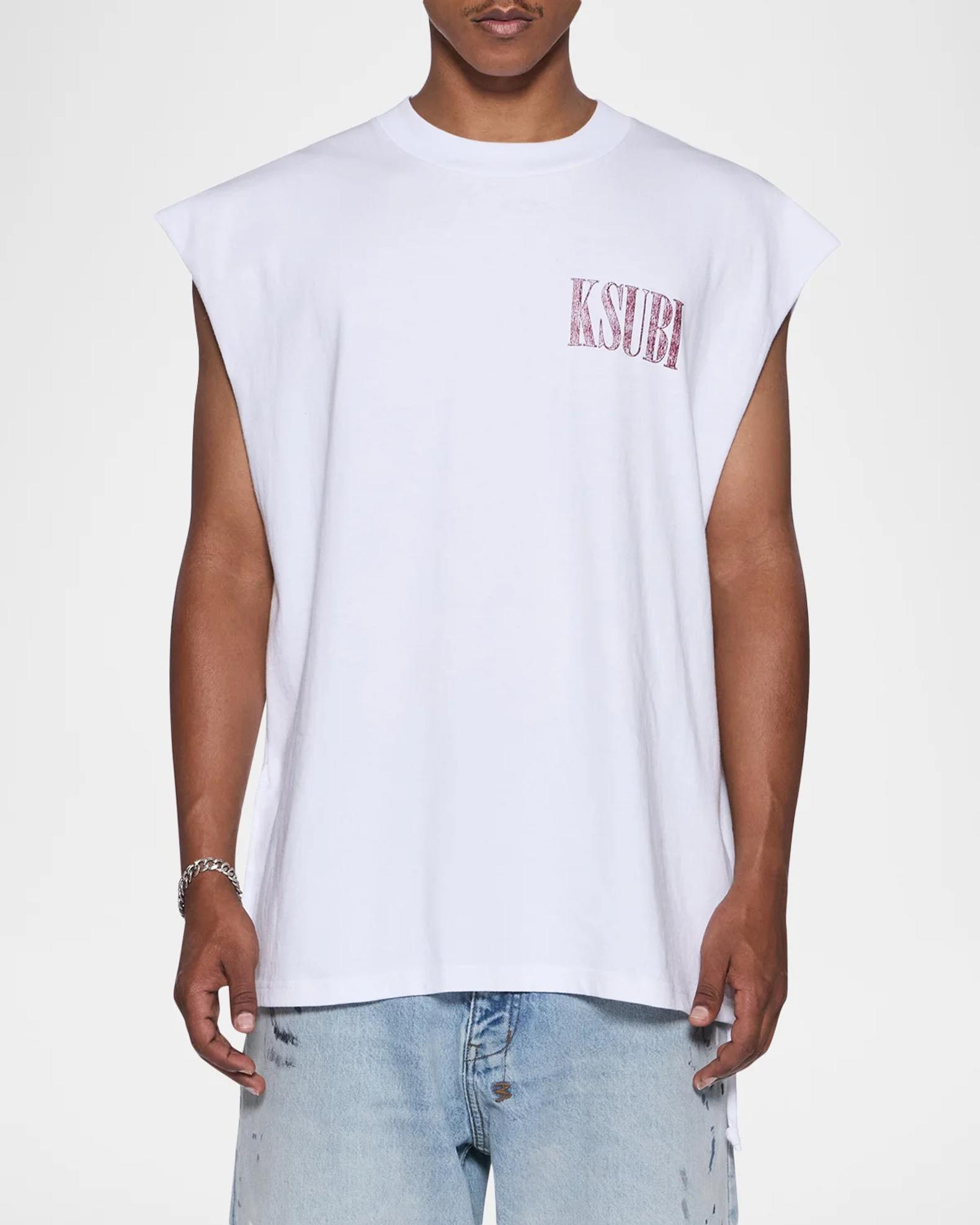 Ksubi Logo Cotton Tank | Neiman Marcus