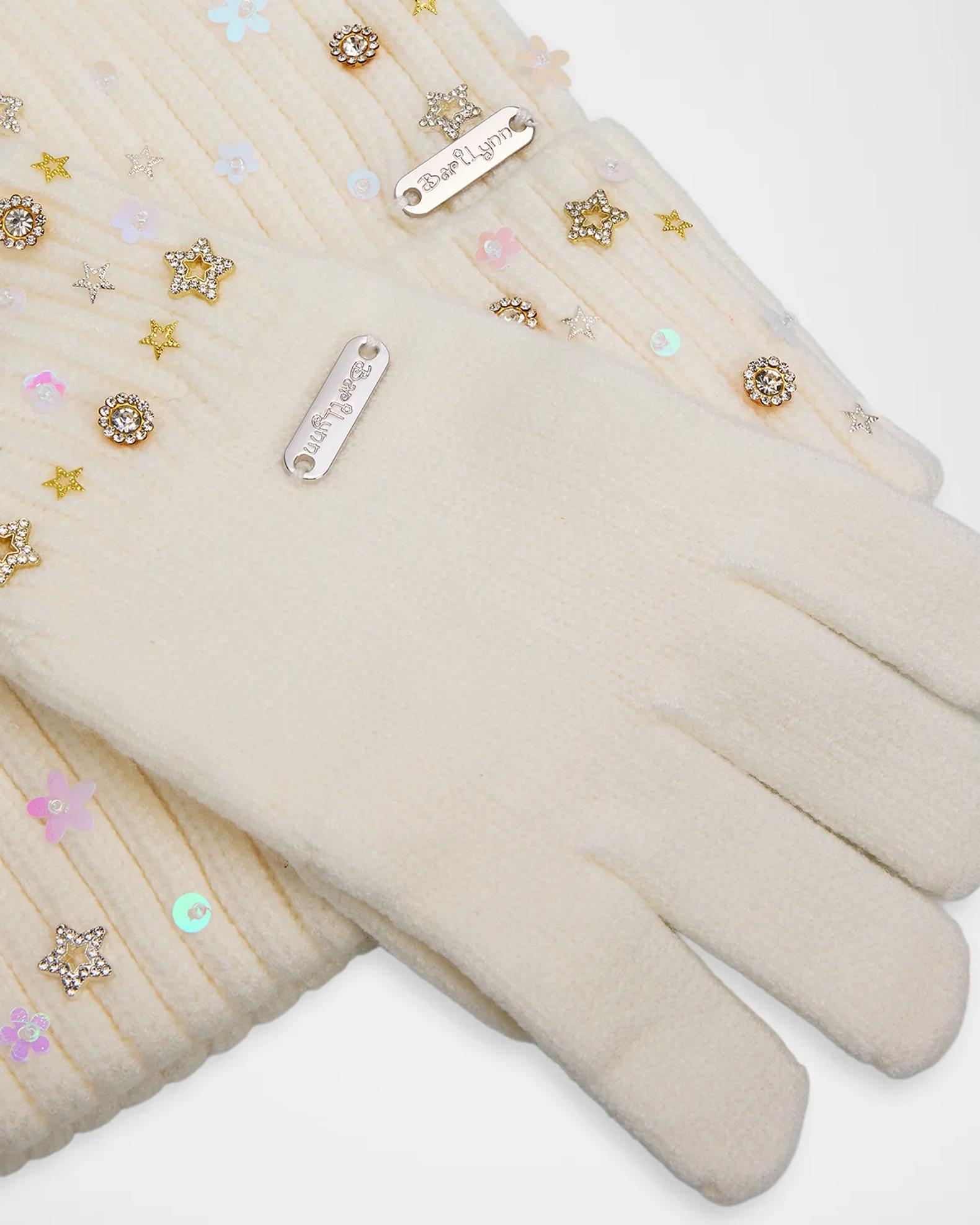 Bari Lynn Girl's Star Beanie & Gloves Set | Neiman Marcus
