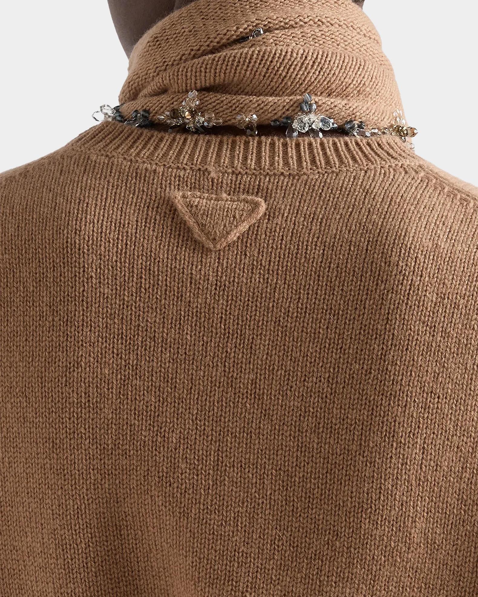 Prada Short-Sleeve Cashmere Sweater | Neiman Marcus