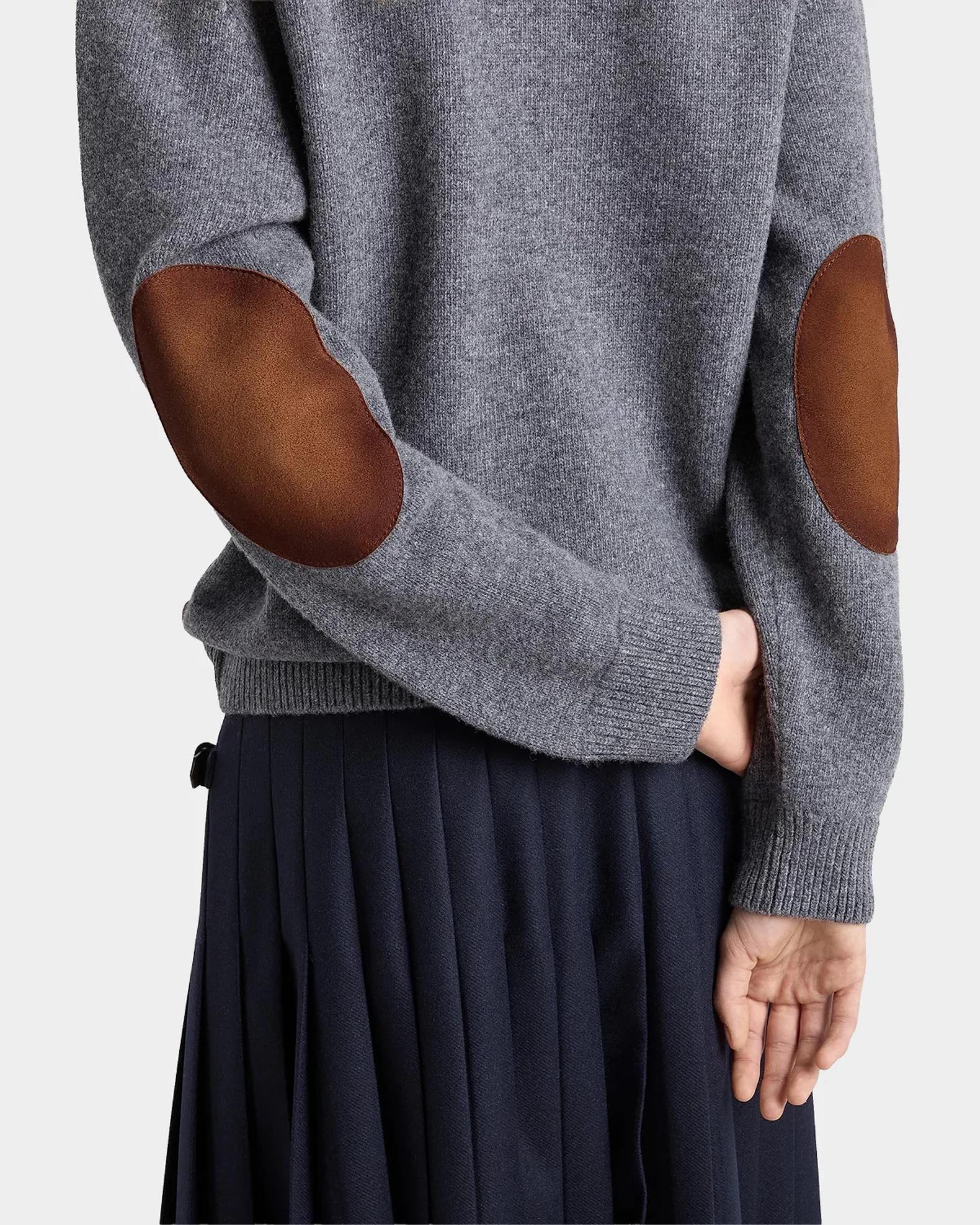 Prada Mixed-Media Wool-Suede Cardigan | Neiman Marcus
