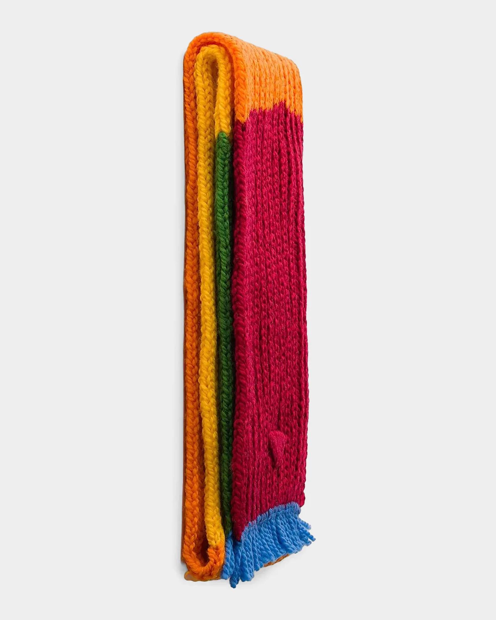 Prada Chunky Knit Wool Scarf | Neiman Marcus