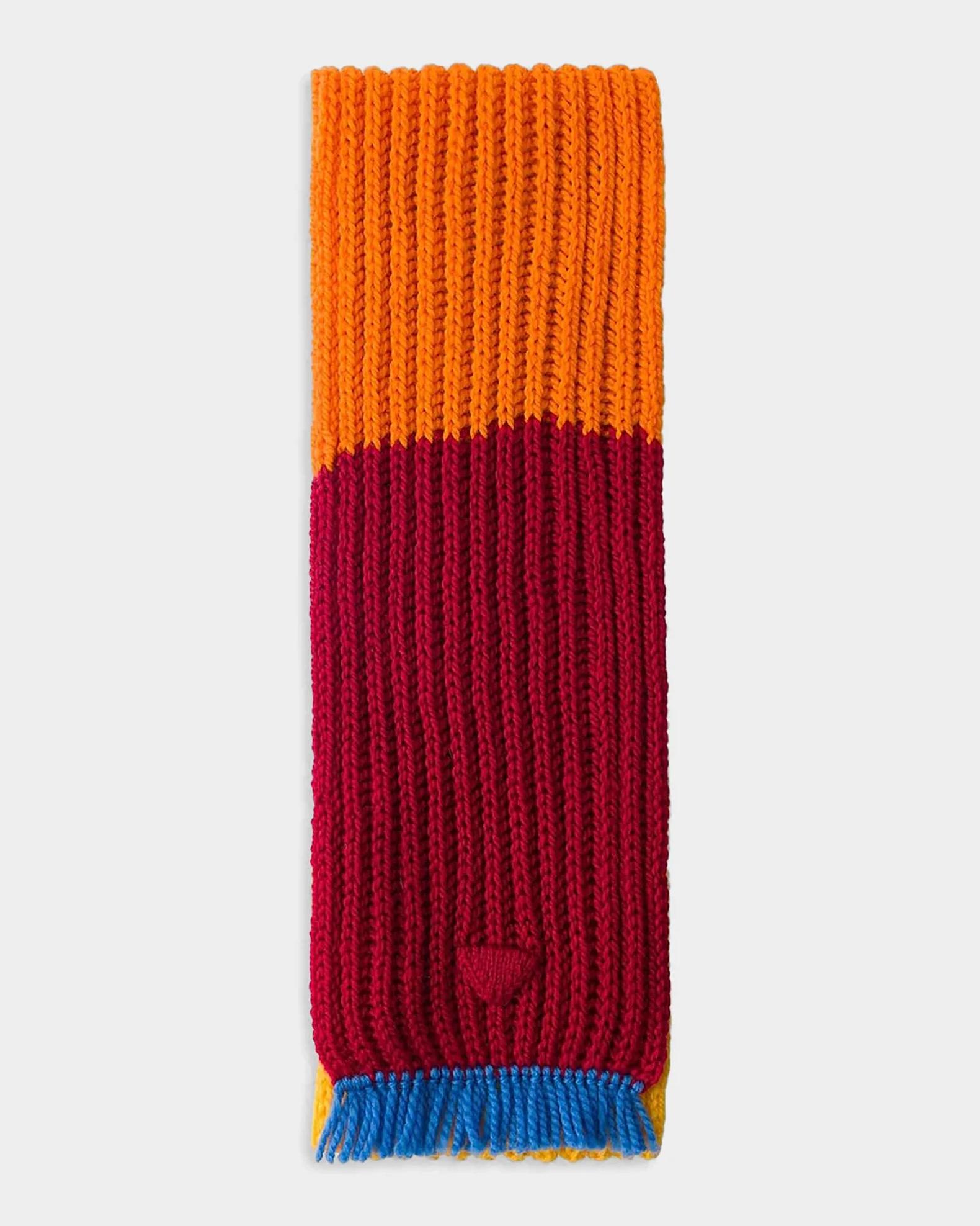 Prada Chunky Knit Wool Scarf | Neiman Marcus