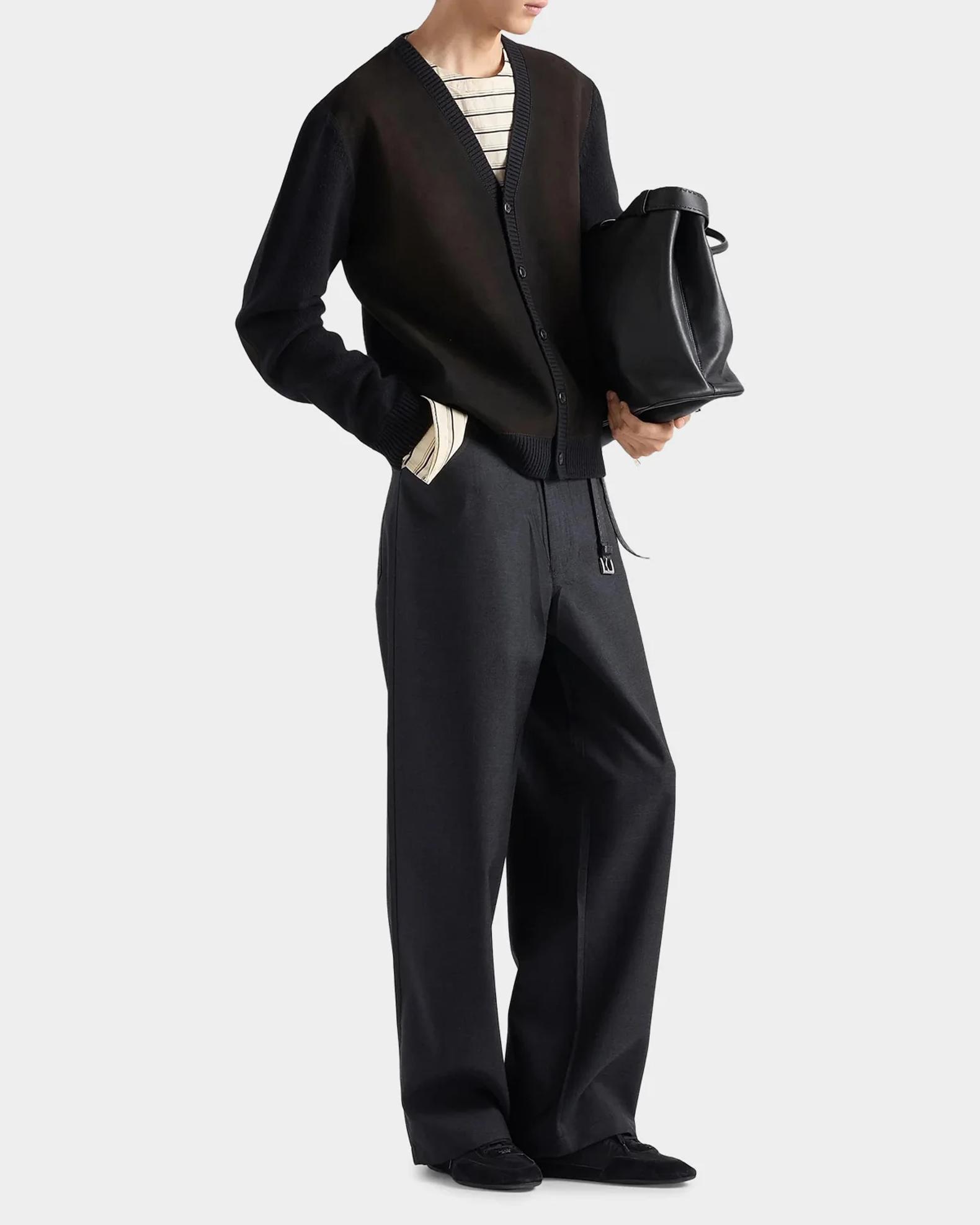 Prada Men's Wool Cardigan | Neiman Marcus