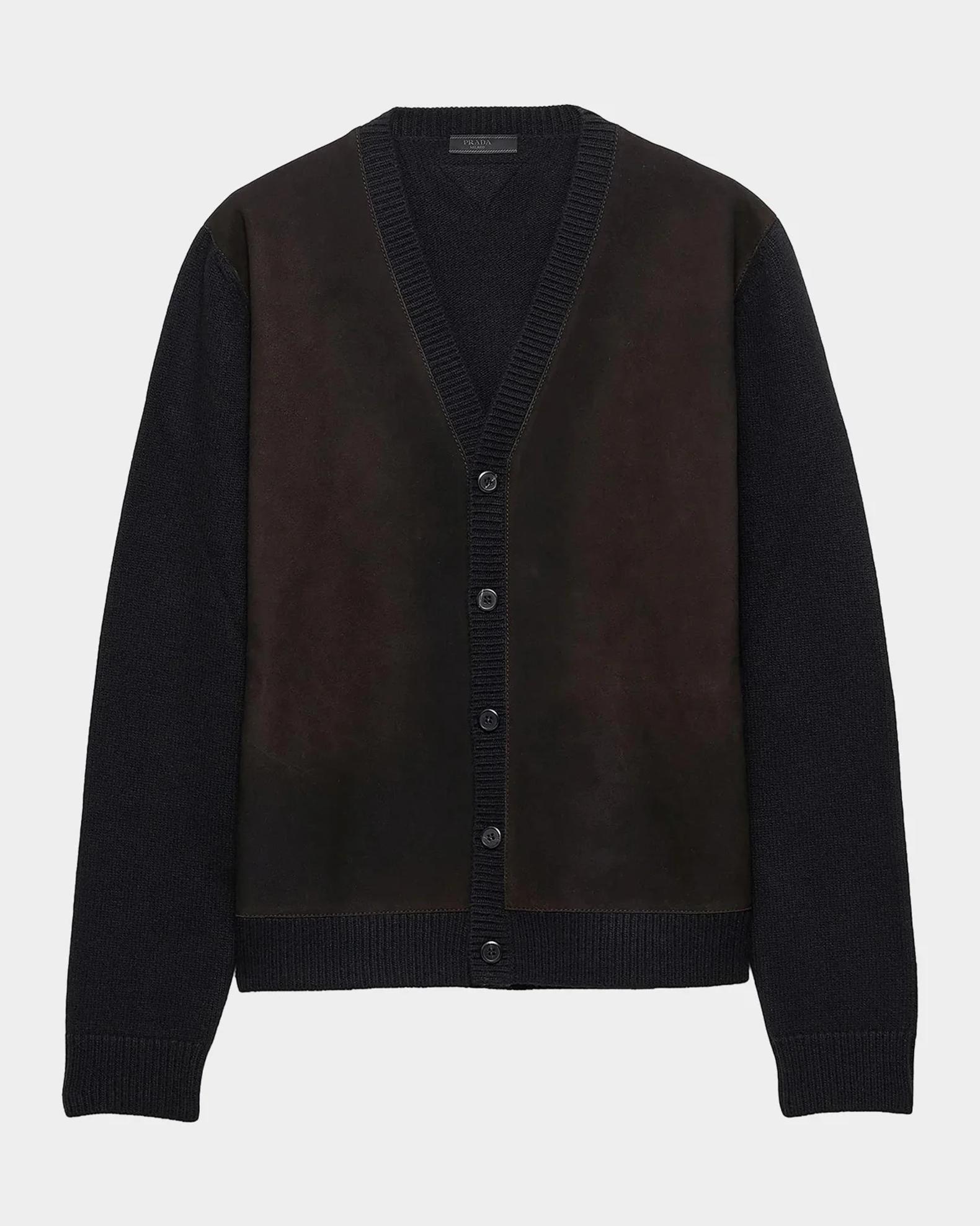 Prada Men's Wool Cardigan | Neiman Marcus