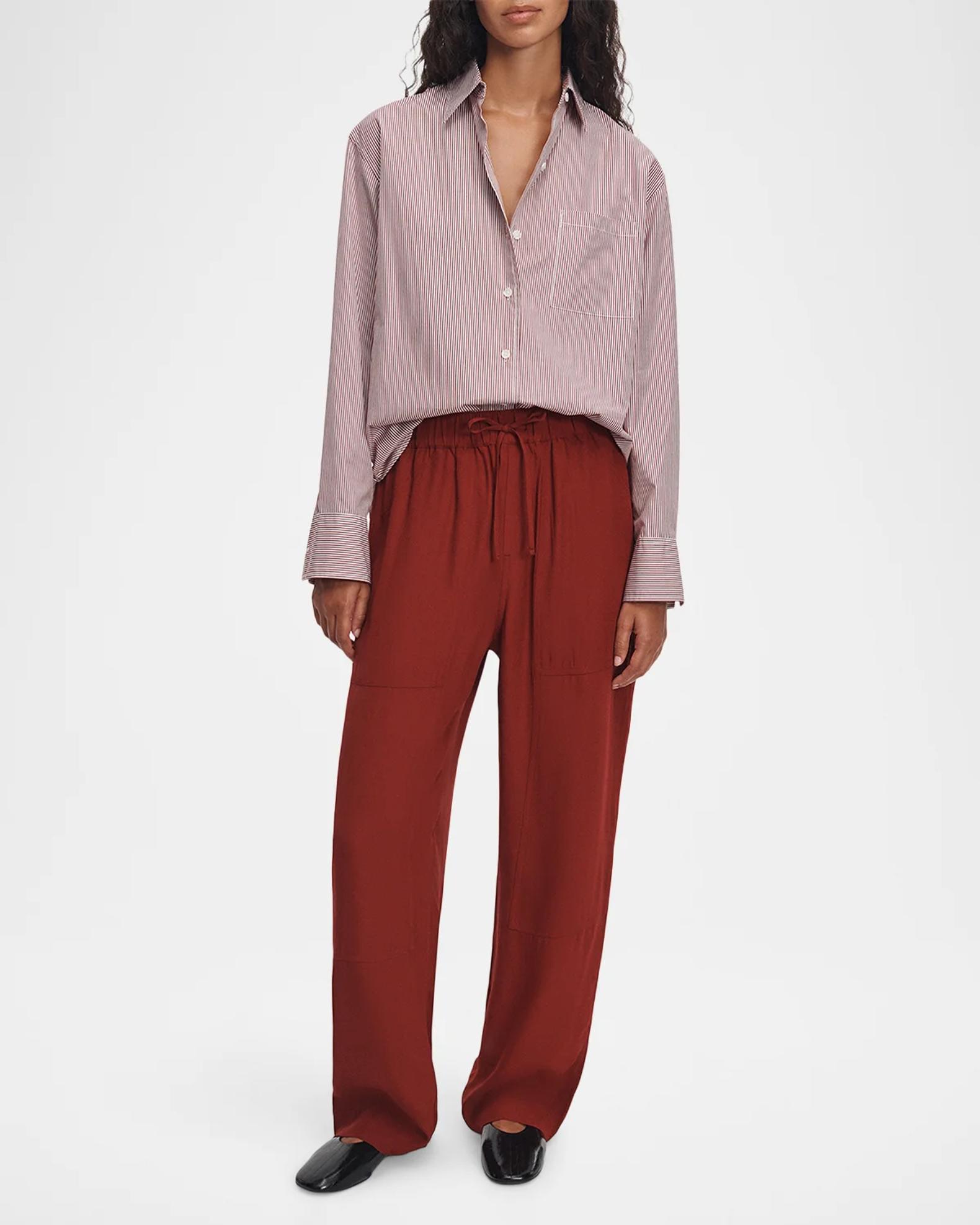 rag & bone Atlas Satin Carpenter Pants | Neiman Marcus